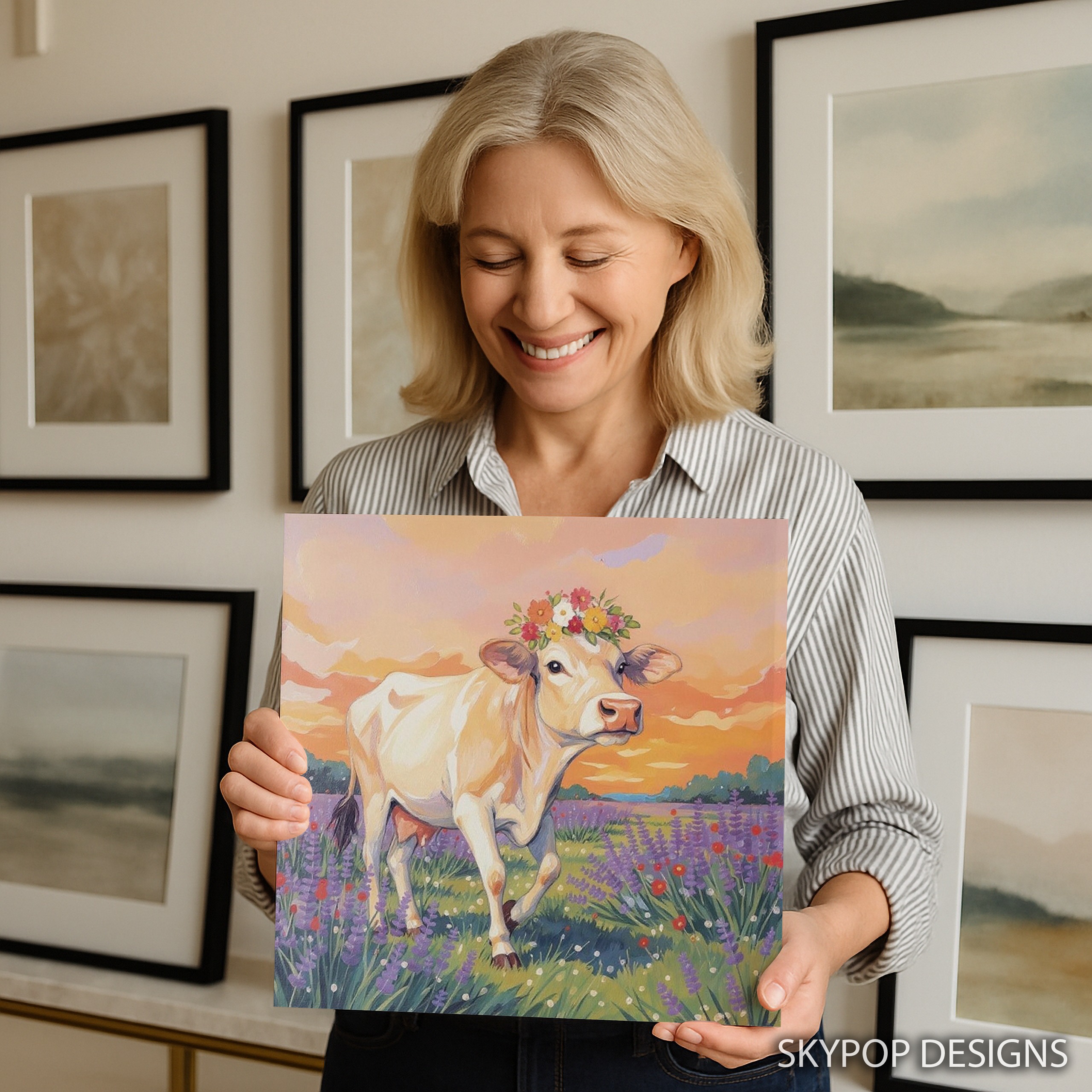 9.jpg Cow Art