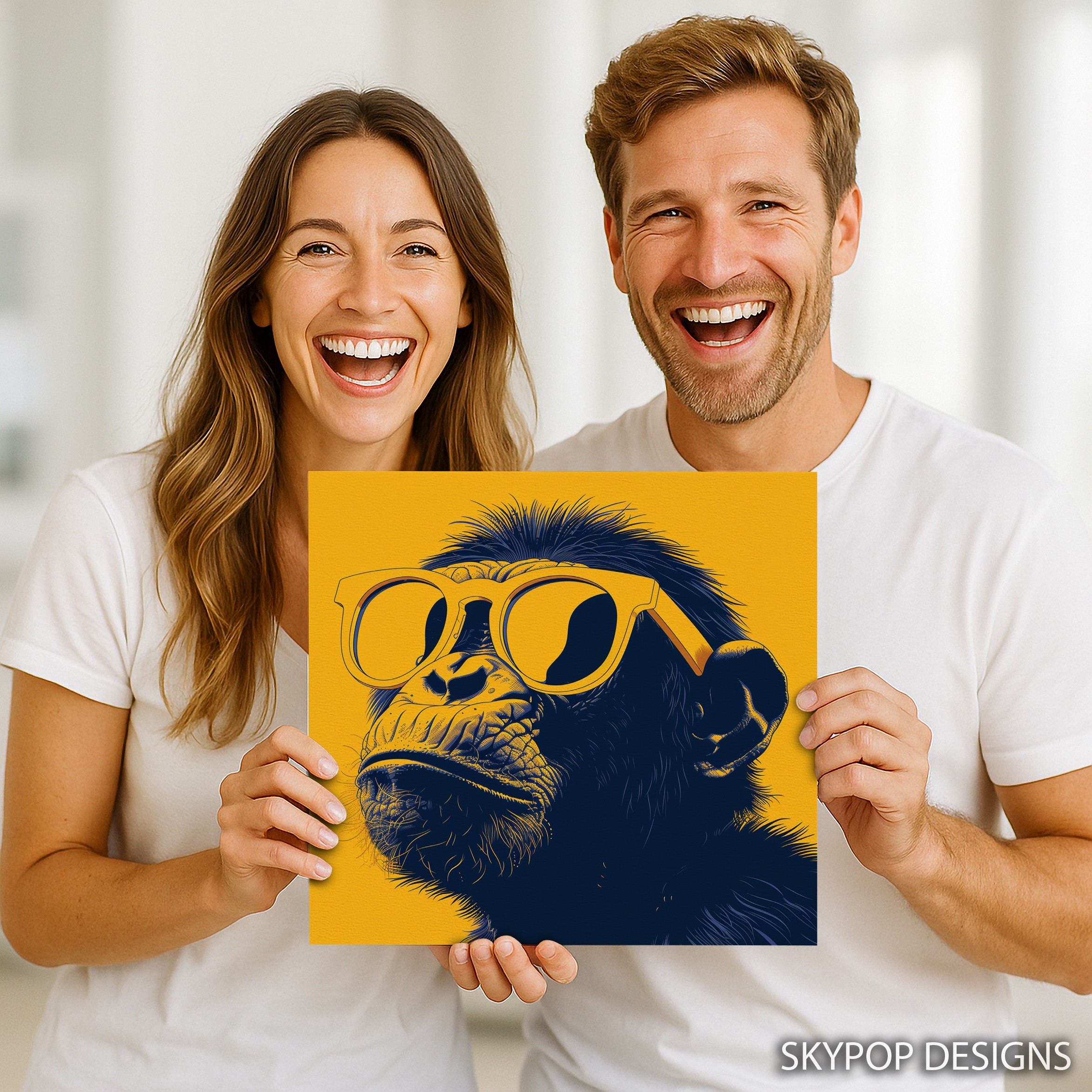 9.jpg Chimpanzee Art