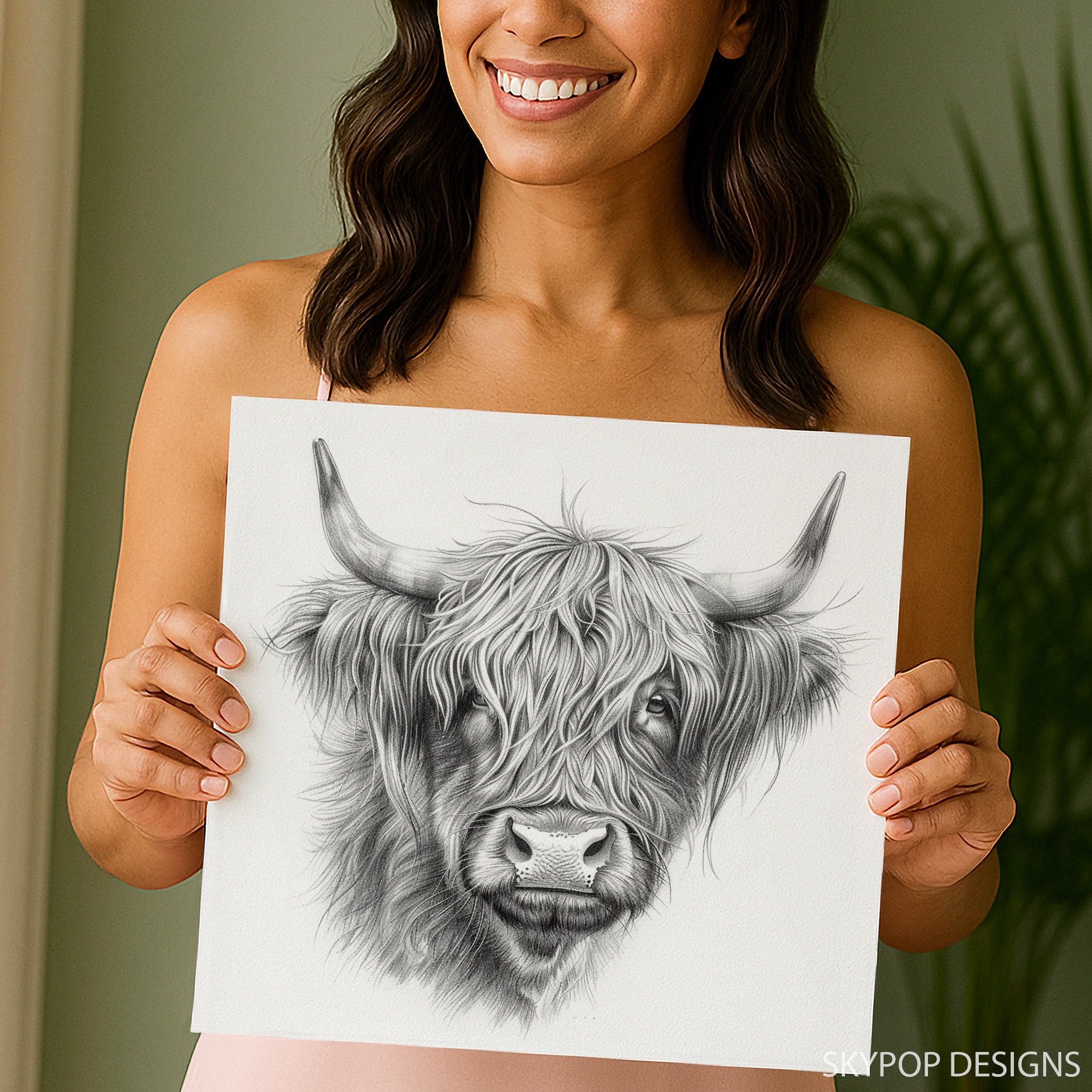 9.jpg Highland Cow Art