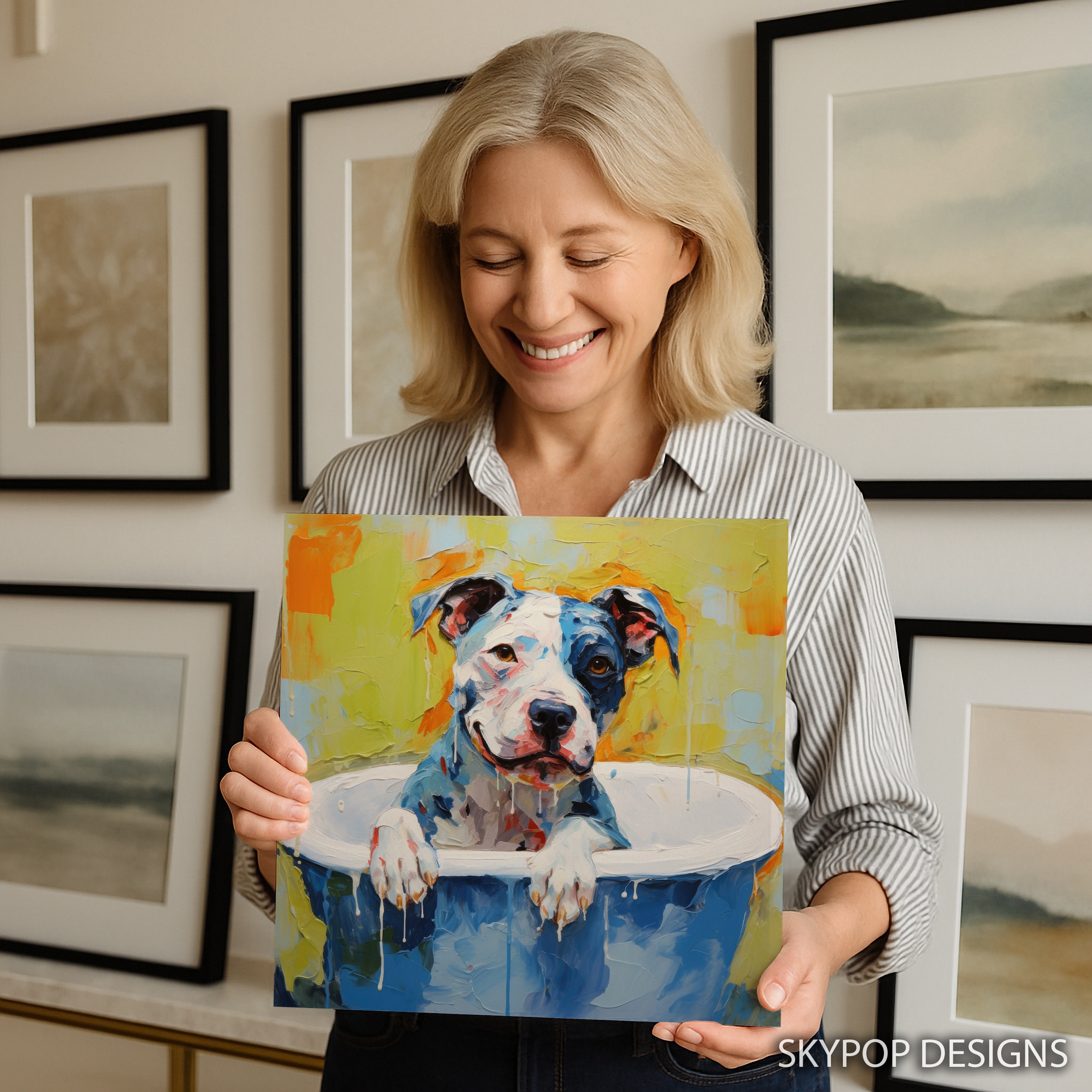 9.jpg Pitbull Terrier Art