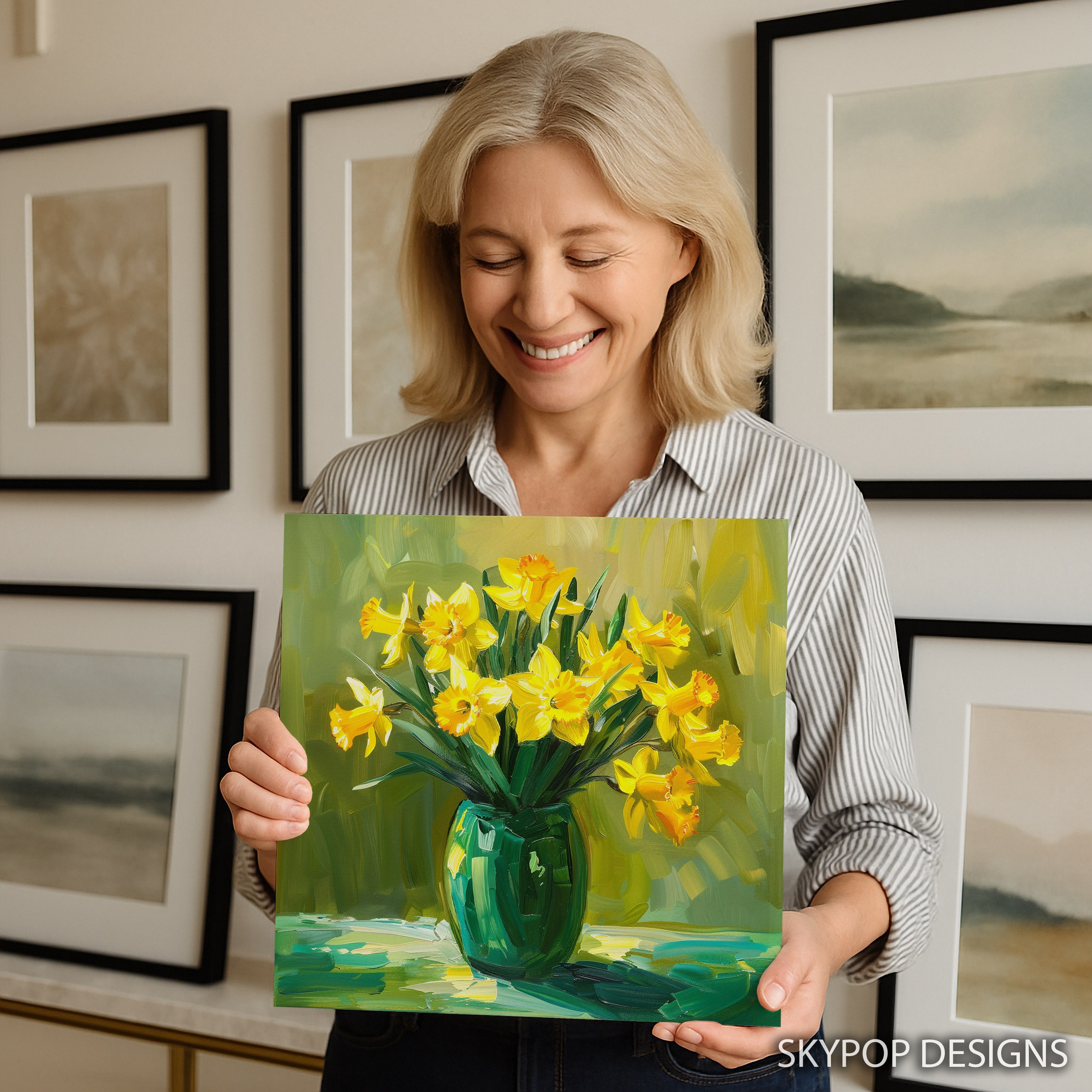 9.jpg Daffodil Vase Art
