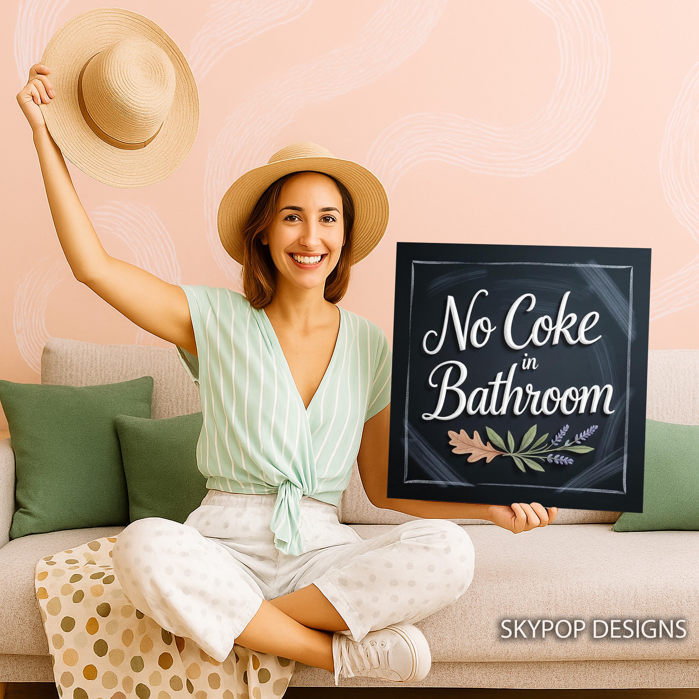 9.jpg Bathroom Rules Art