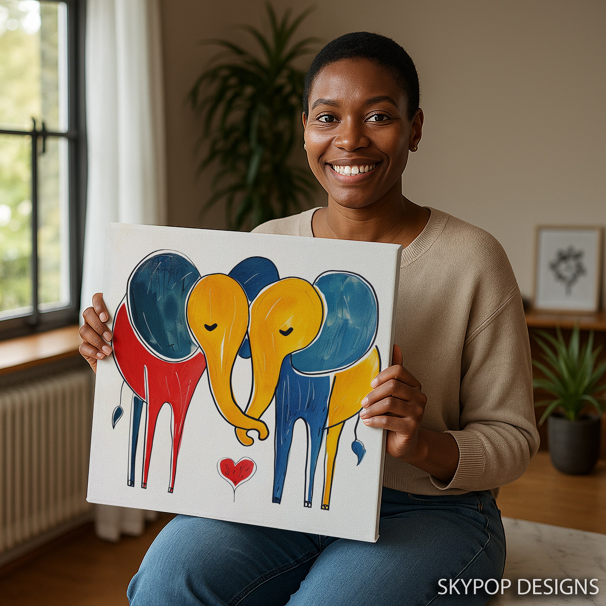 9.jpg Elephant Love Art
