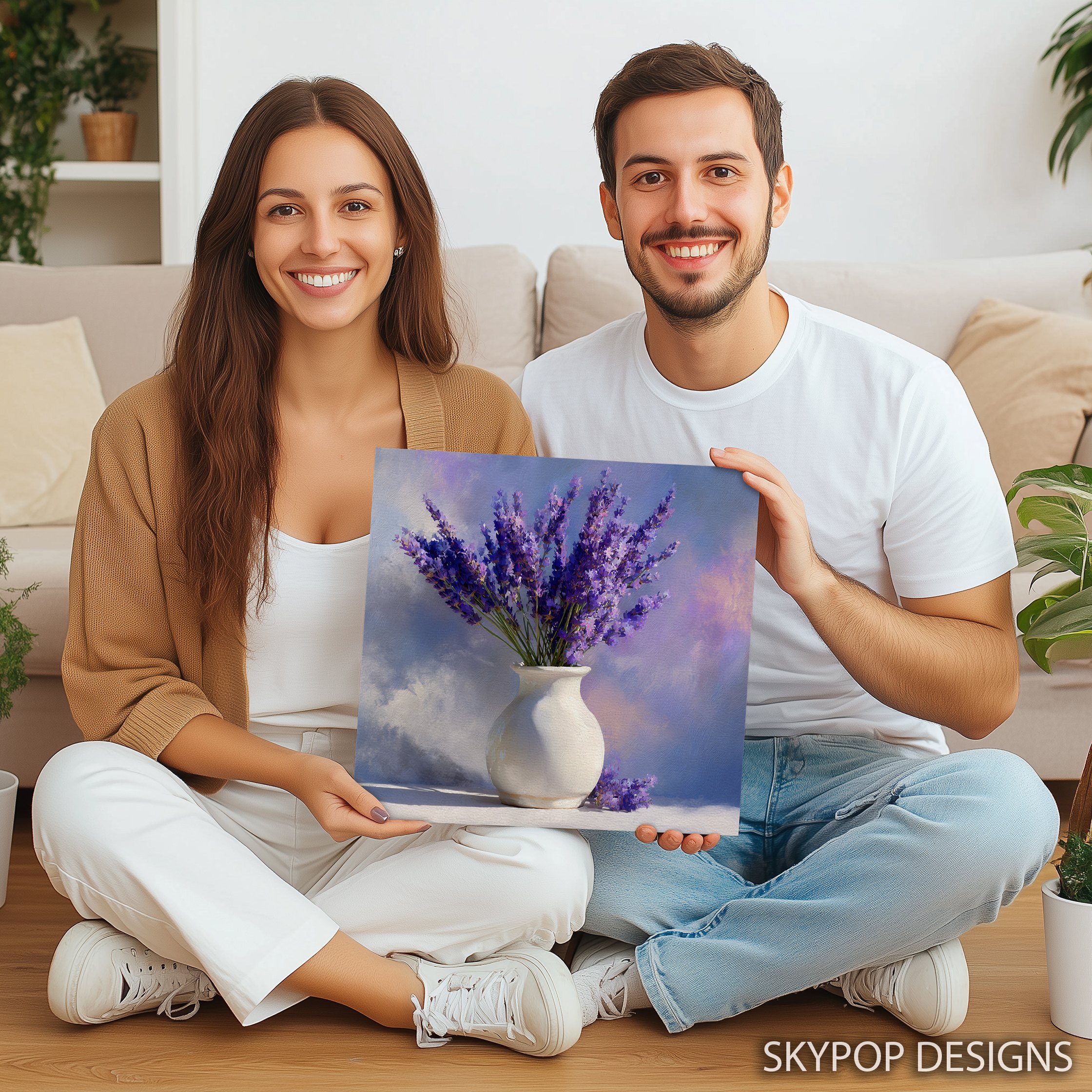 9.jpg Lavender Vase Art