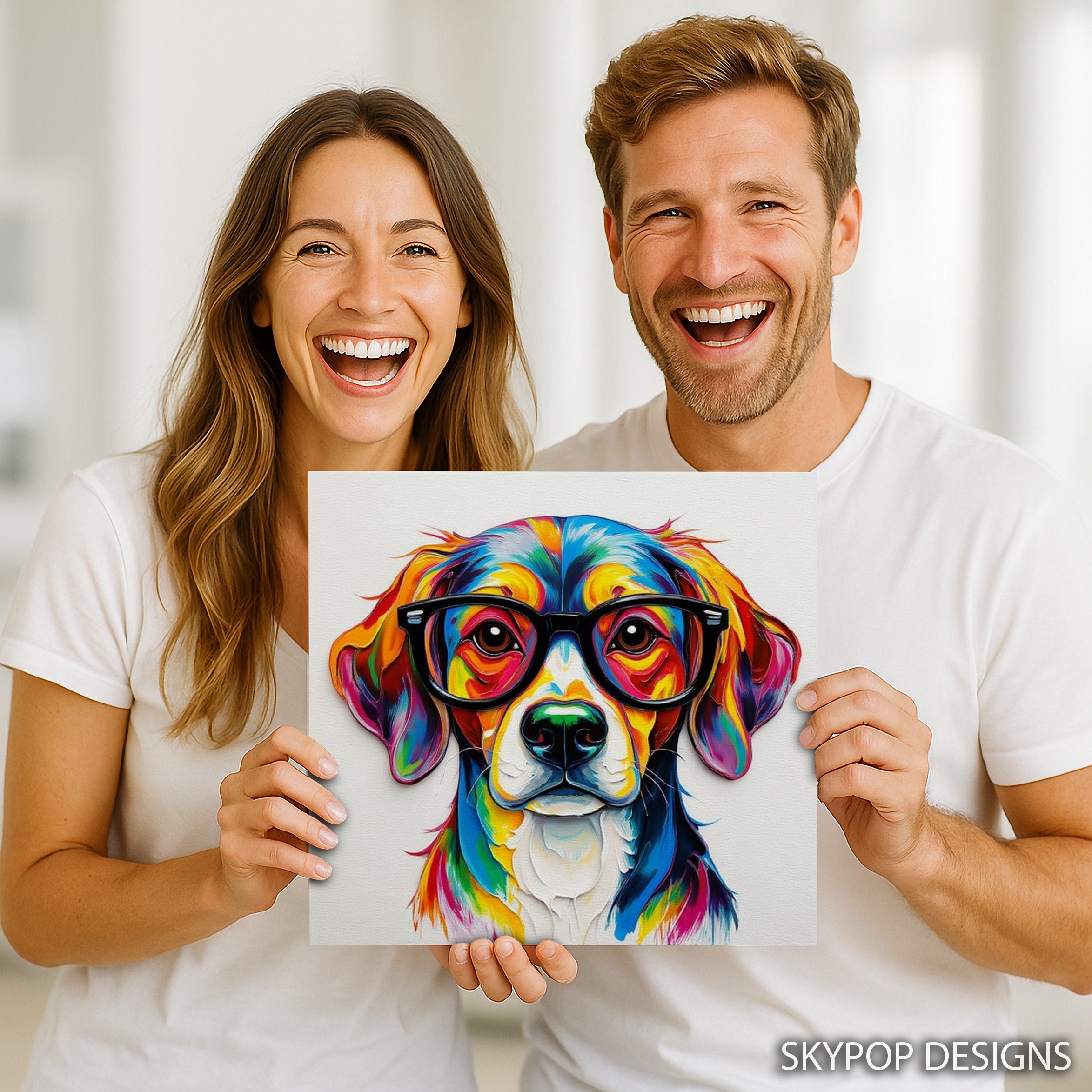 9.jpg Colorful Dog Art