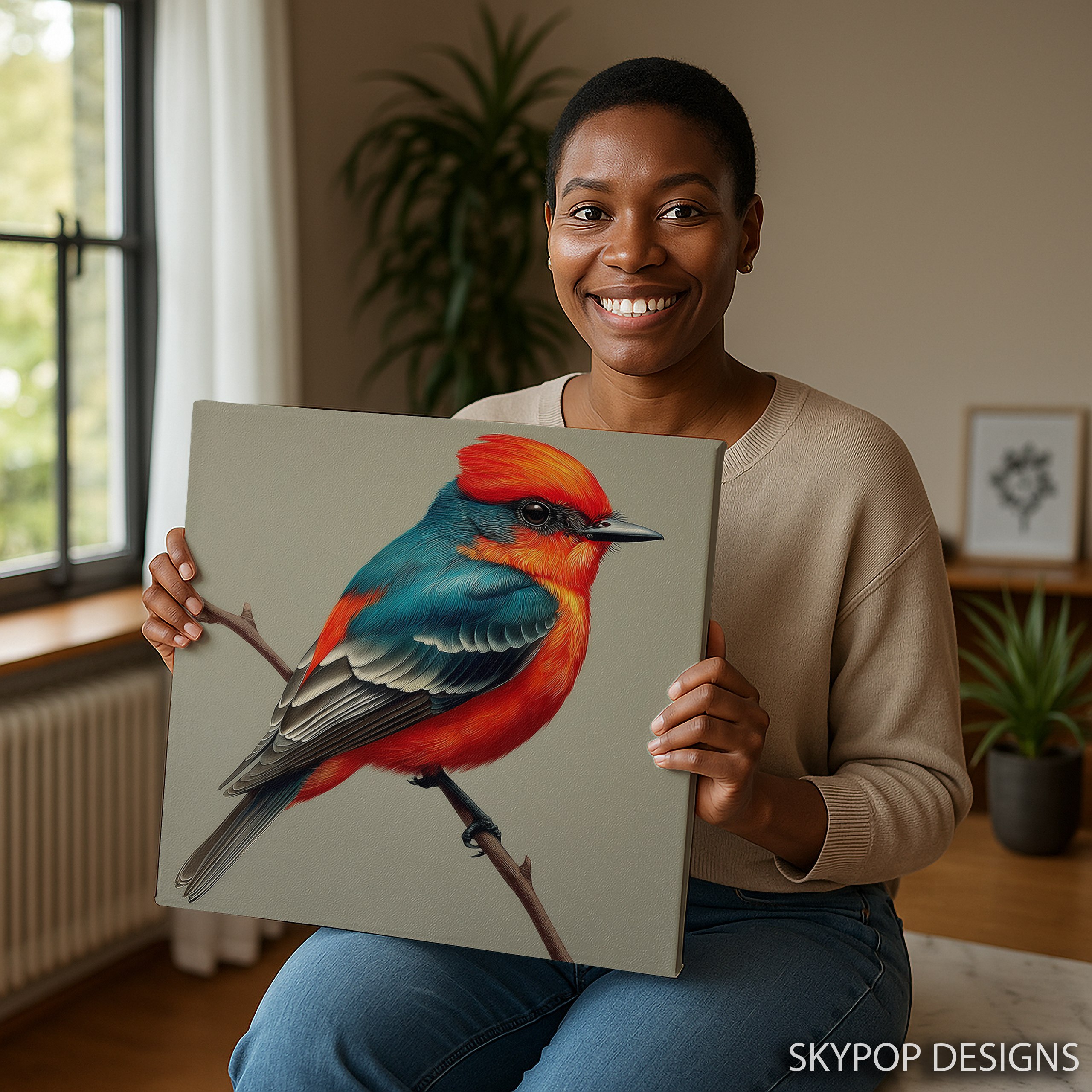 9.jpg Vermilion Flycatcher Art