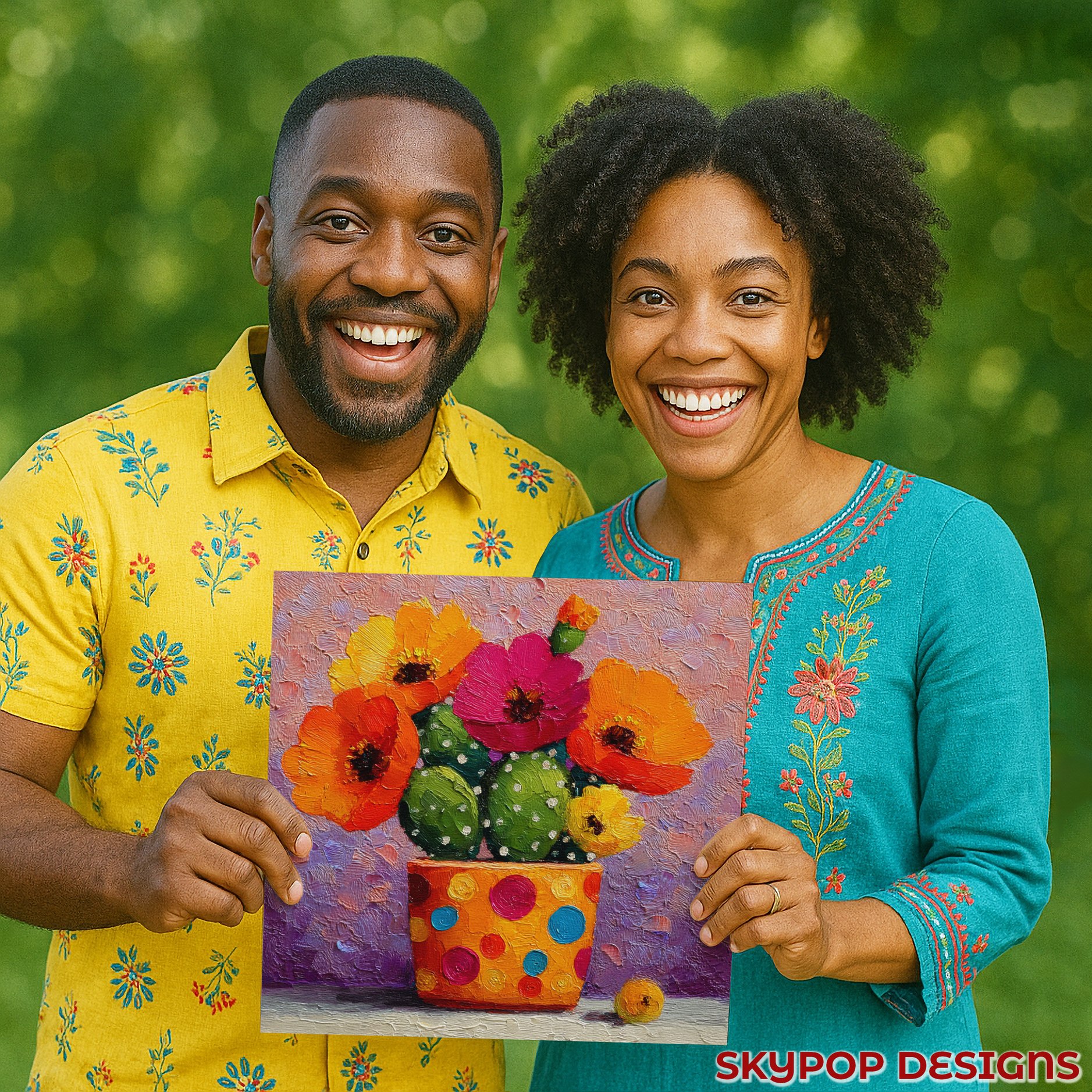 9.jpg Vibrant Cactus Bloom Art