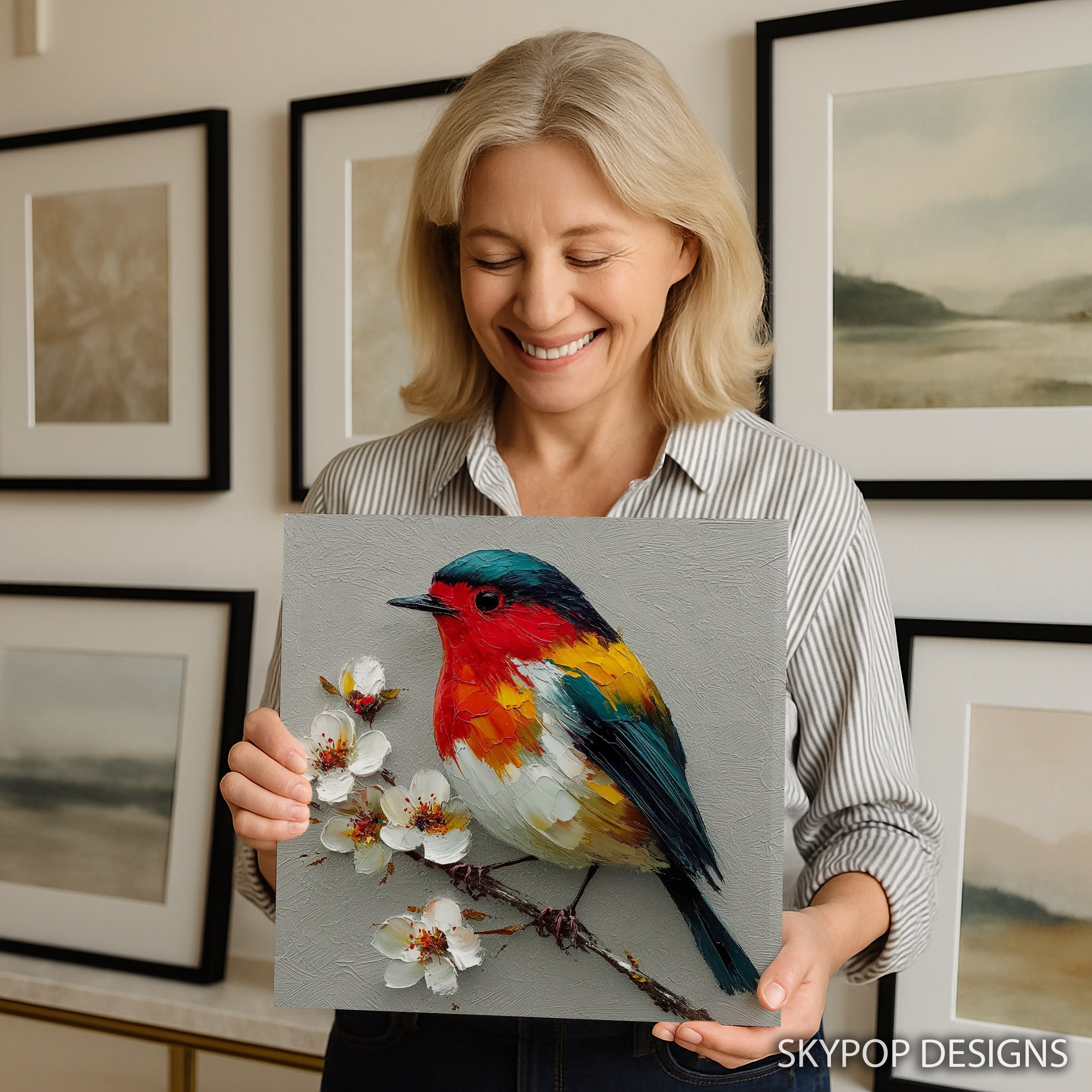 9.jpg Colorful Bird Art