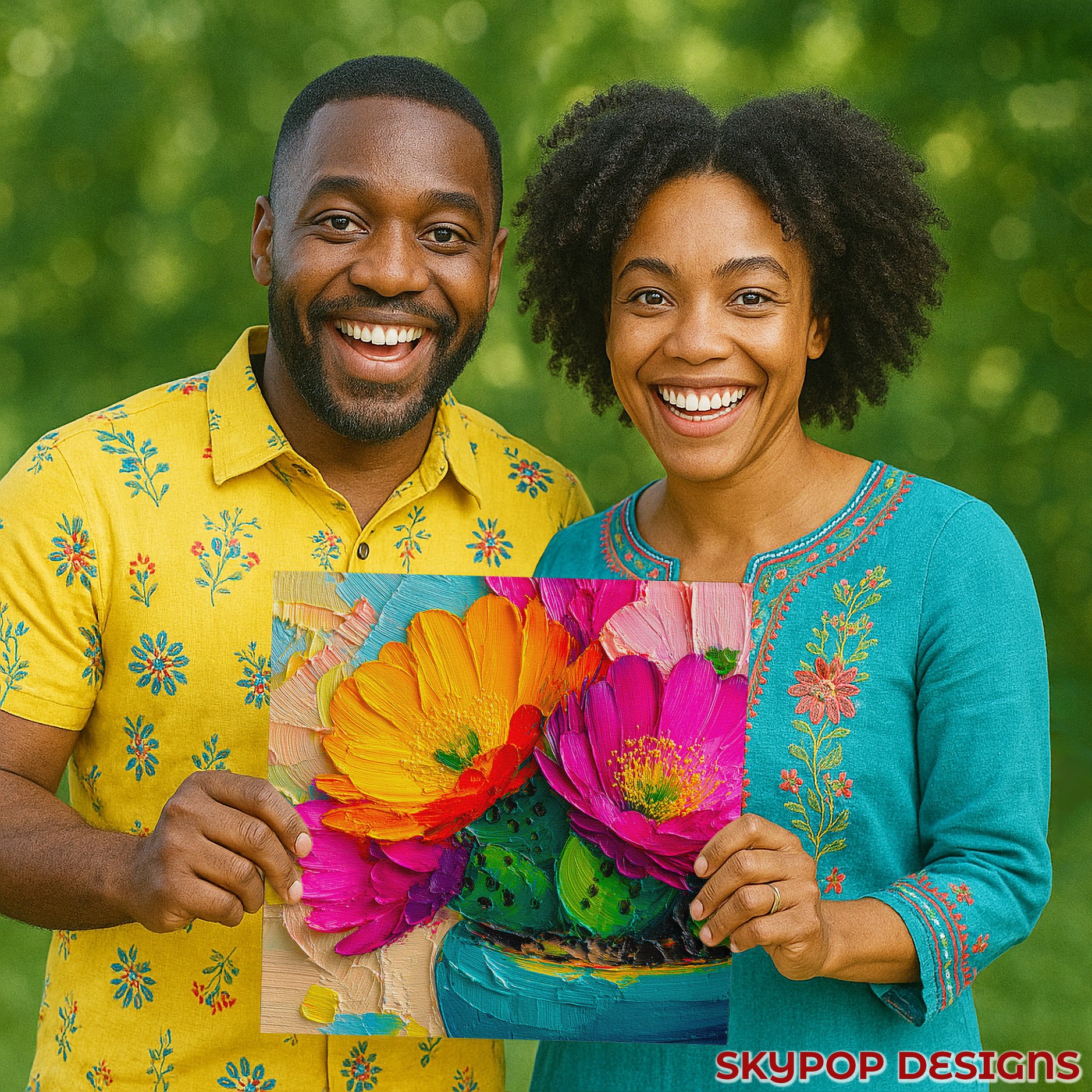 9.jpg Floral Burst Art