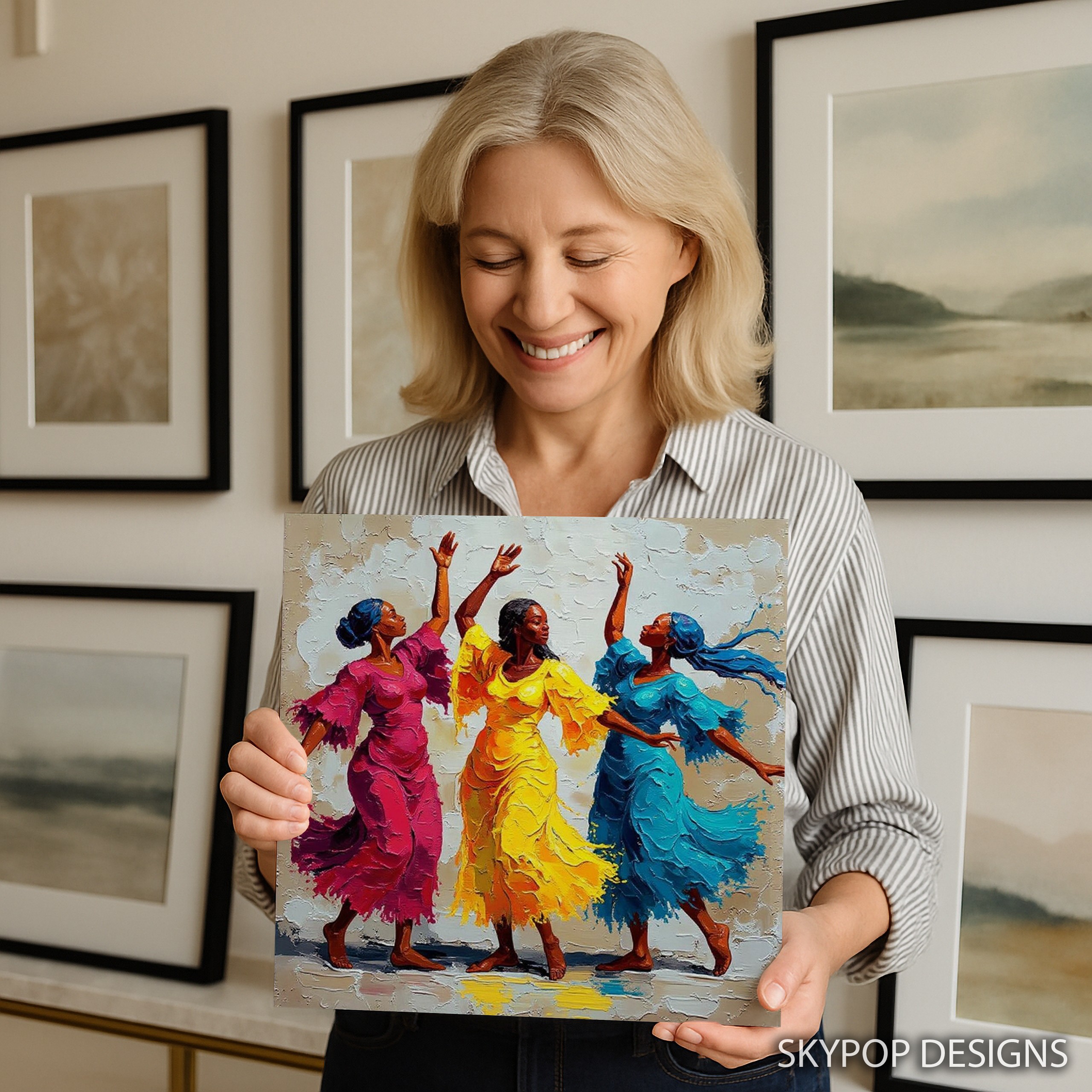 9.jpg Colorful Dancing Women Art