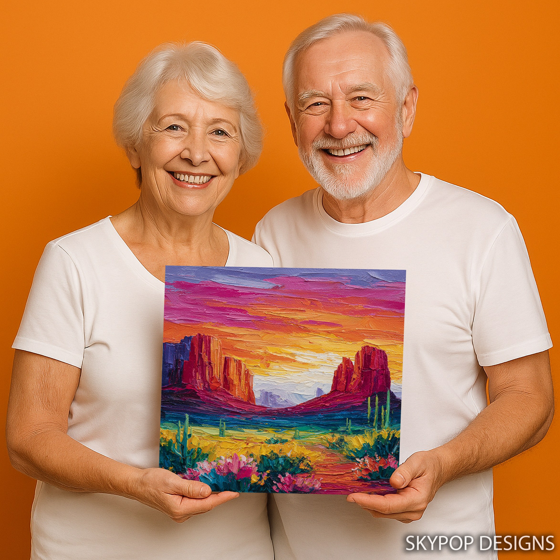 9.jpg Desert Sunset Canyon Art