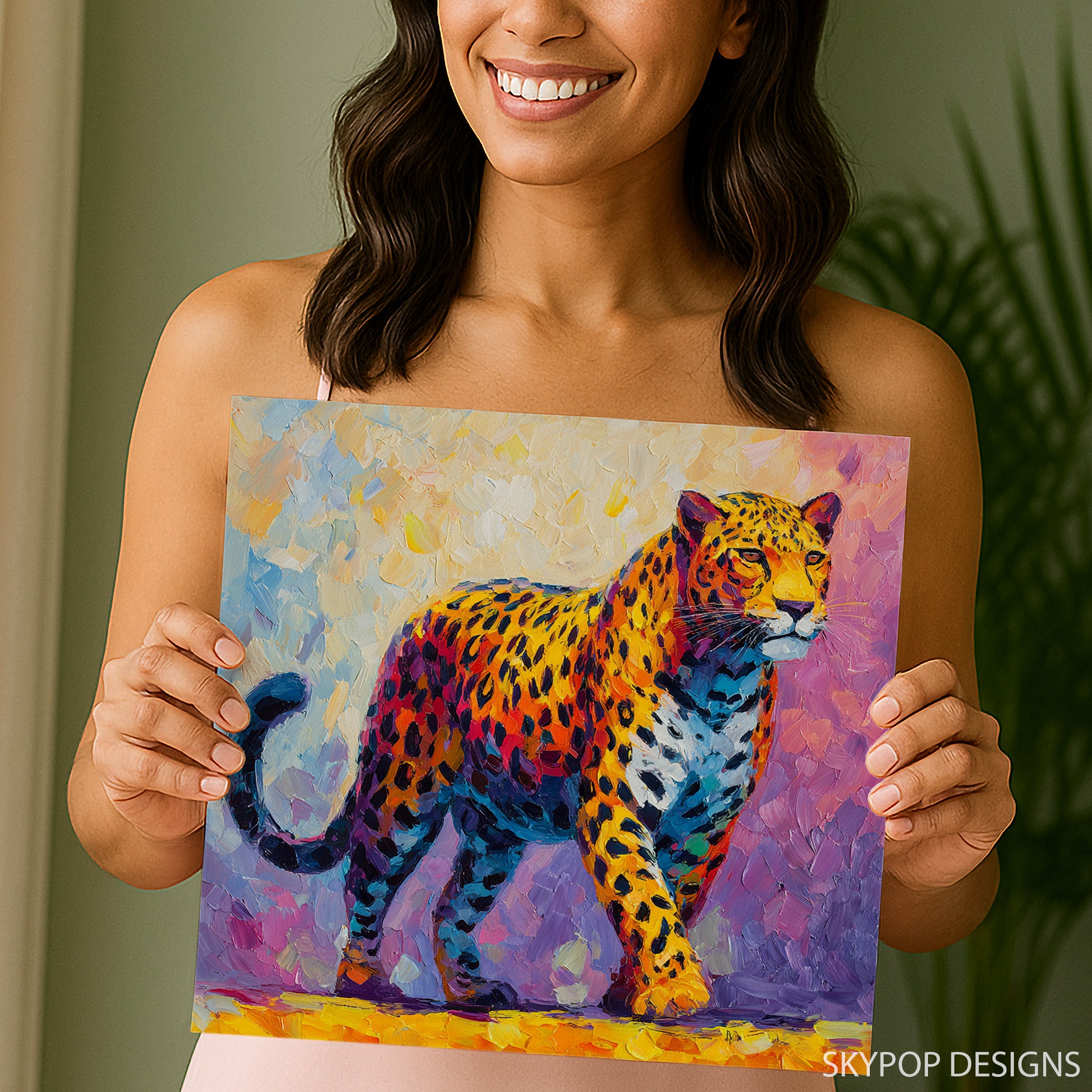 9.jpg Colorful Leopard Art
