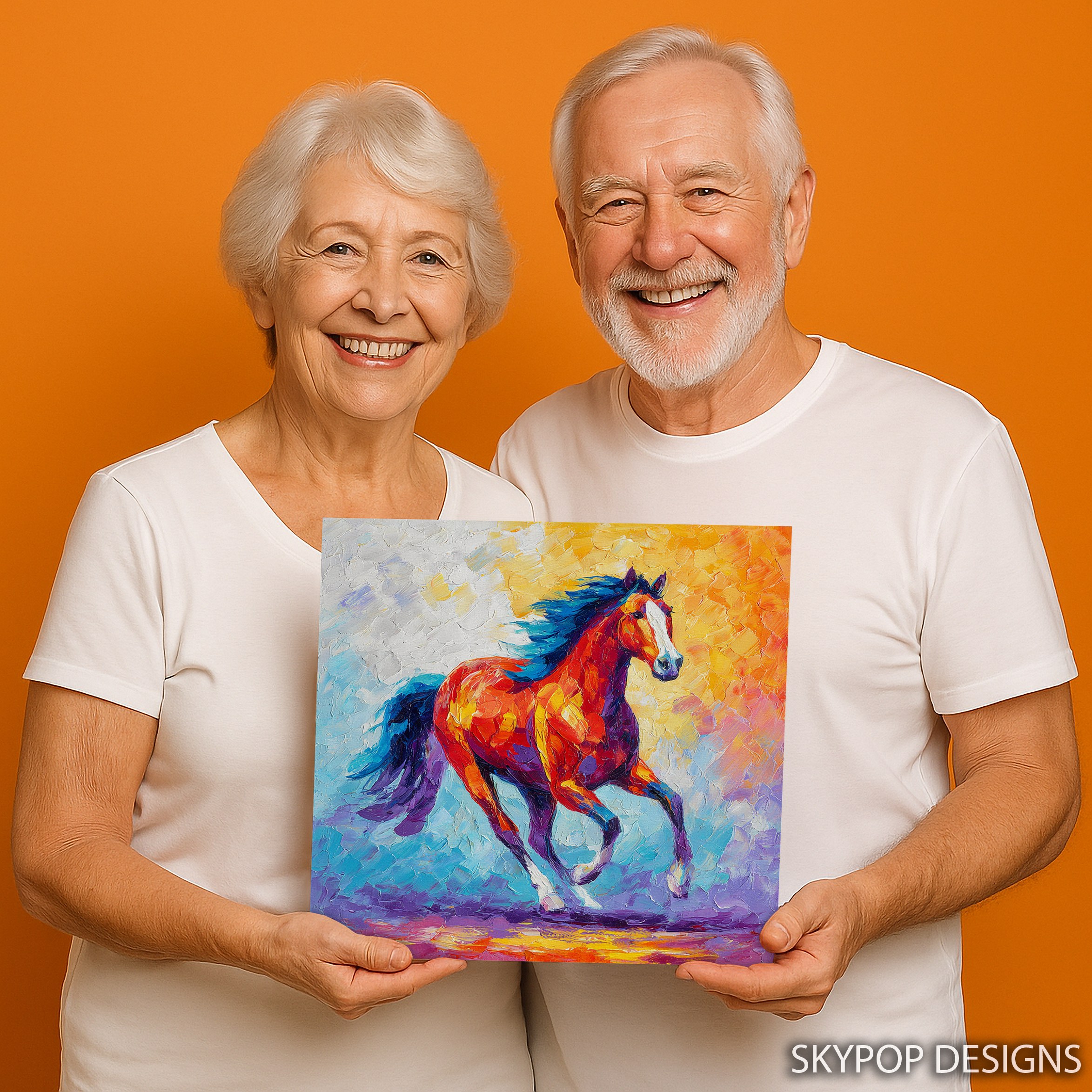 9.jpg Colorful Horse Art
