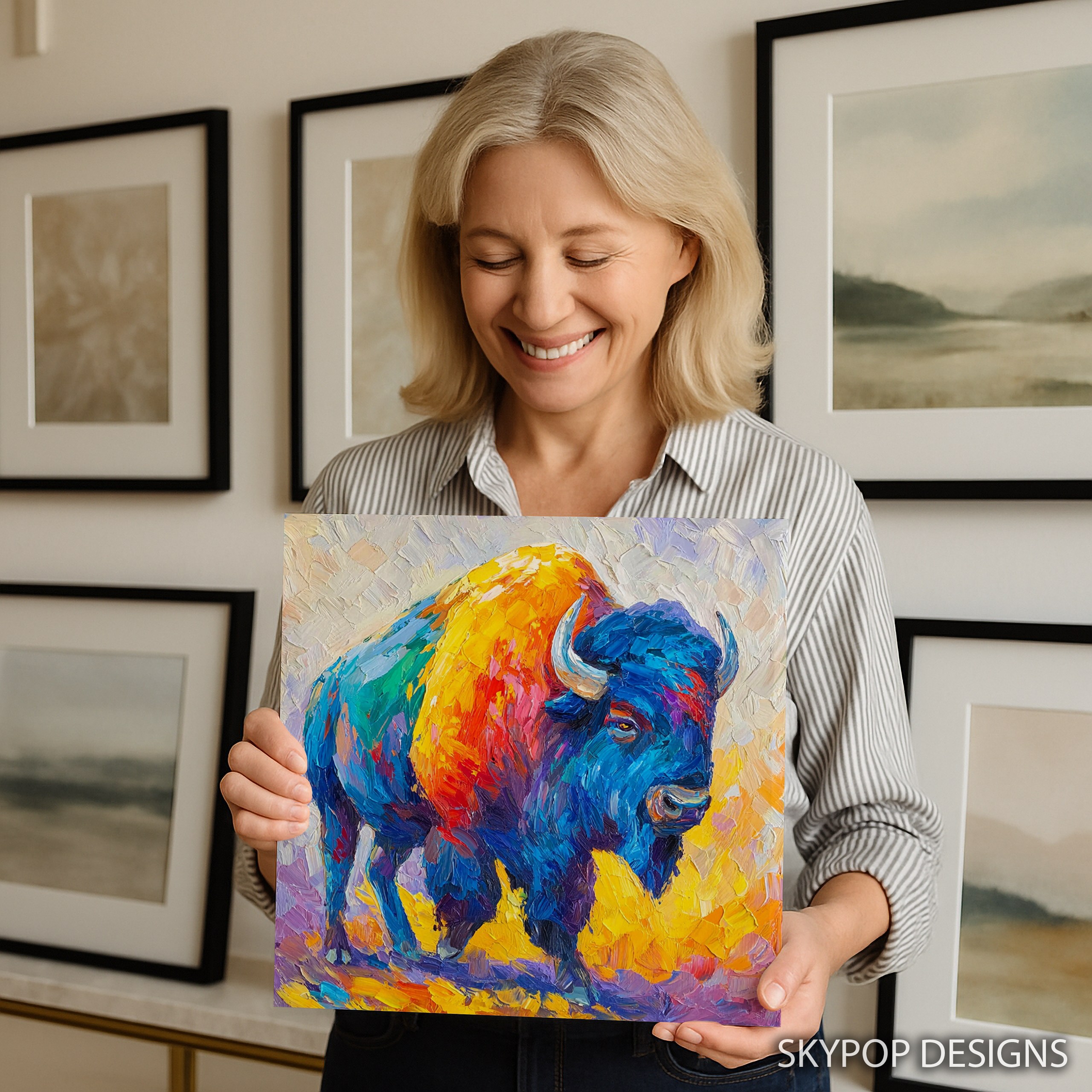9.jpg Bison Art