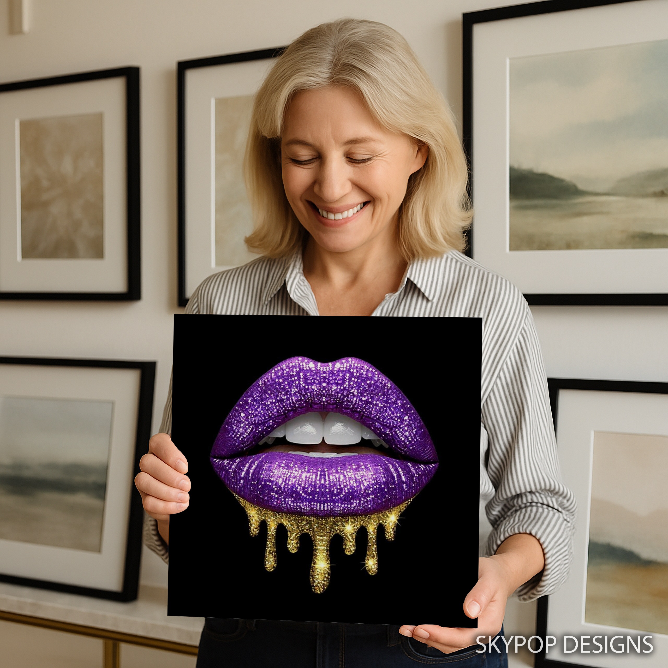 9.jpg Glitter Lips Art