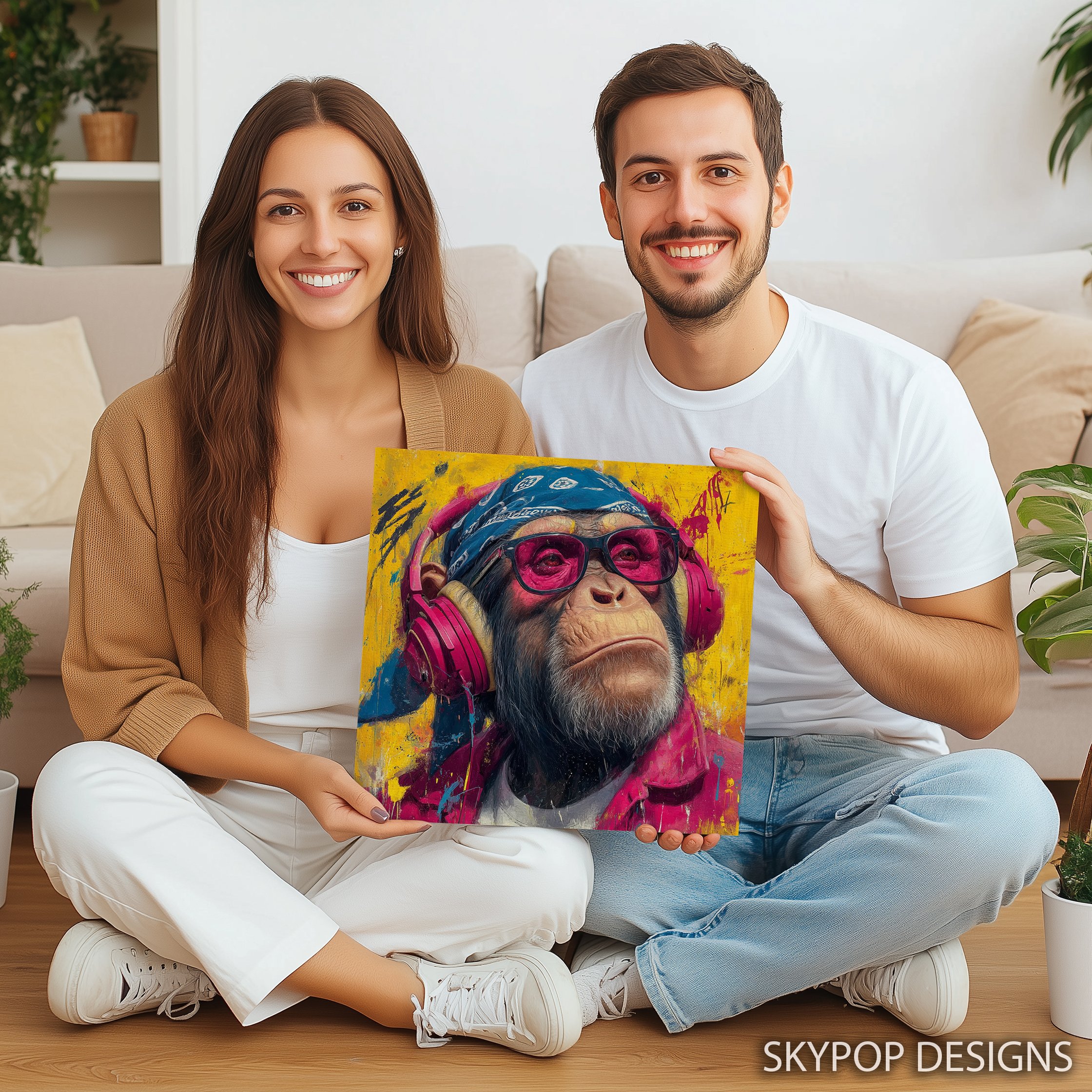 9.jpg Chimpanzee Art