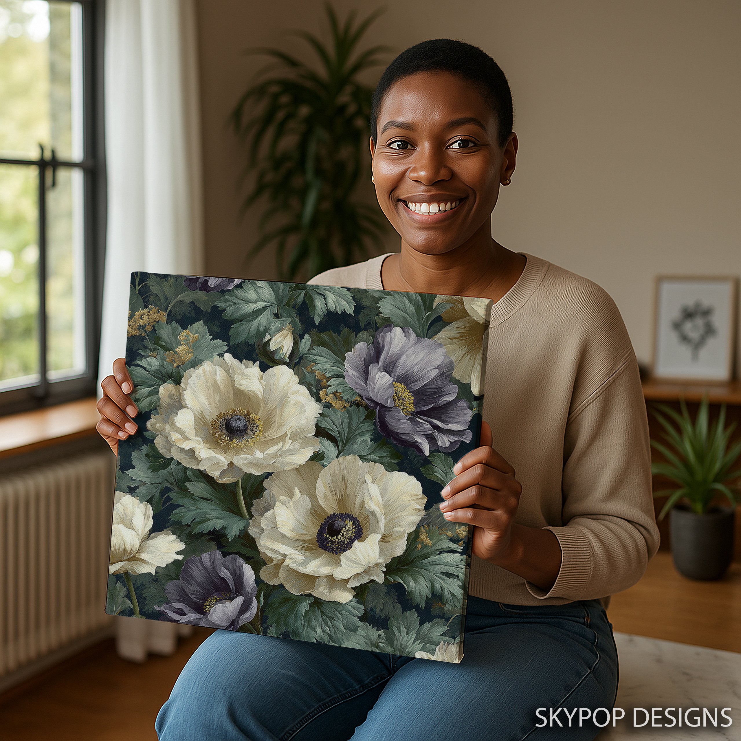 9.jpg Elegant Poppy Bouquet Art