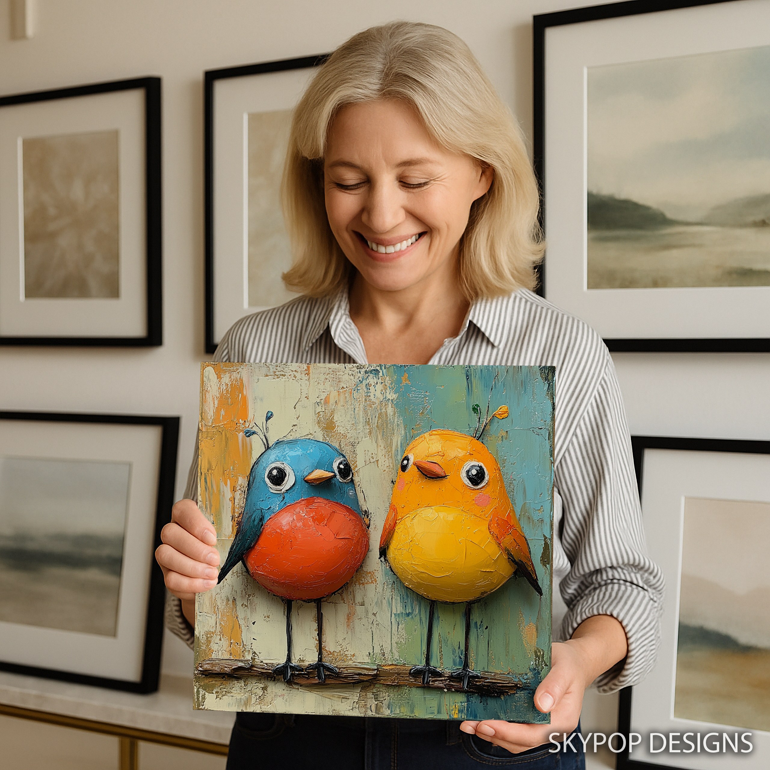 9.jpg Colorful Birds Art