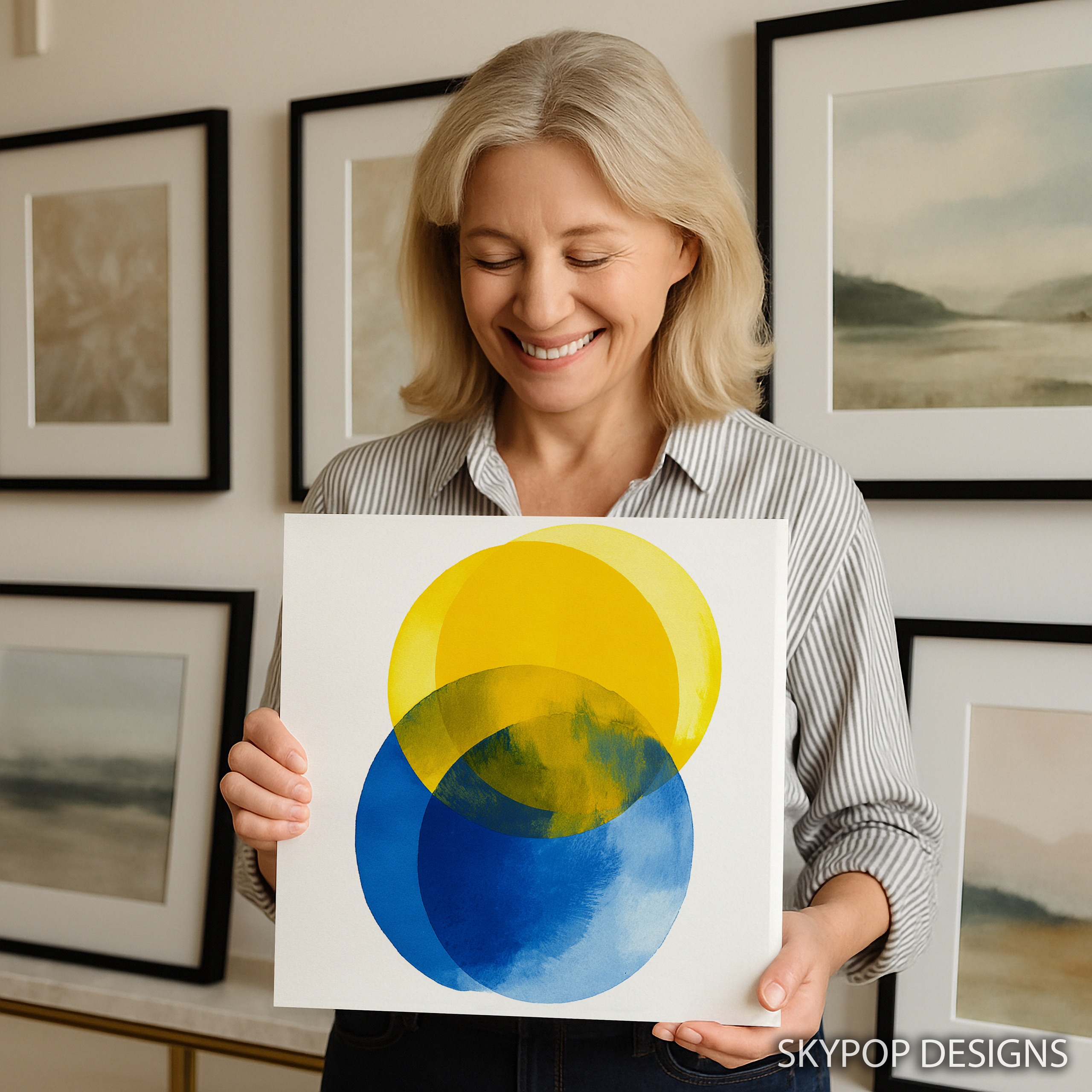 9.jpg Vibrant Circles Abstract Art
