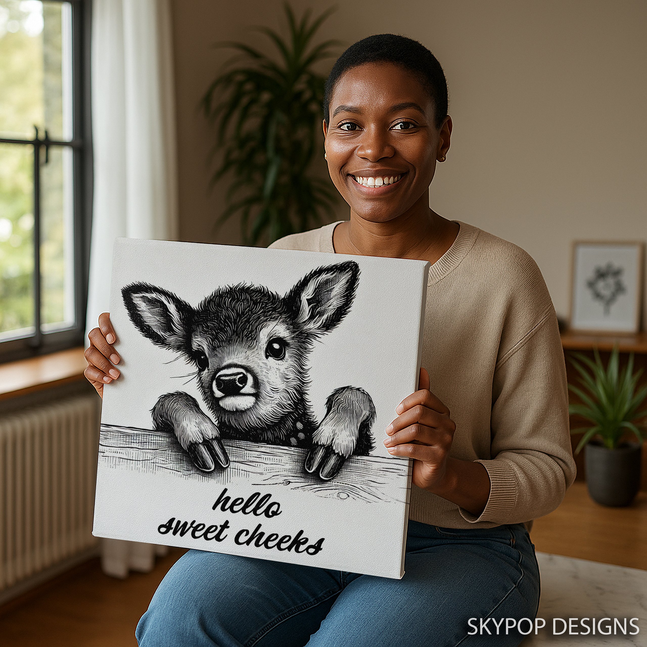 9.jpg Baby Deer Art