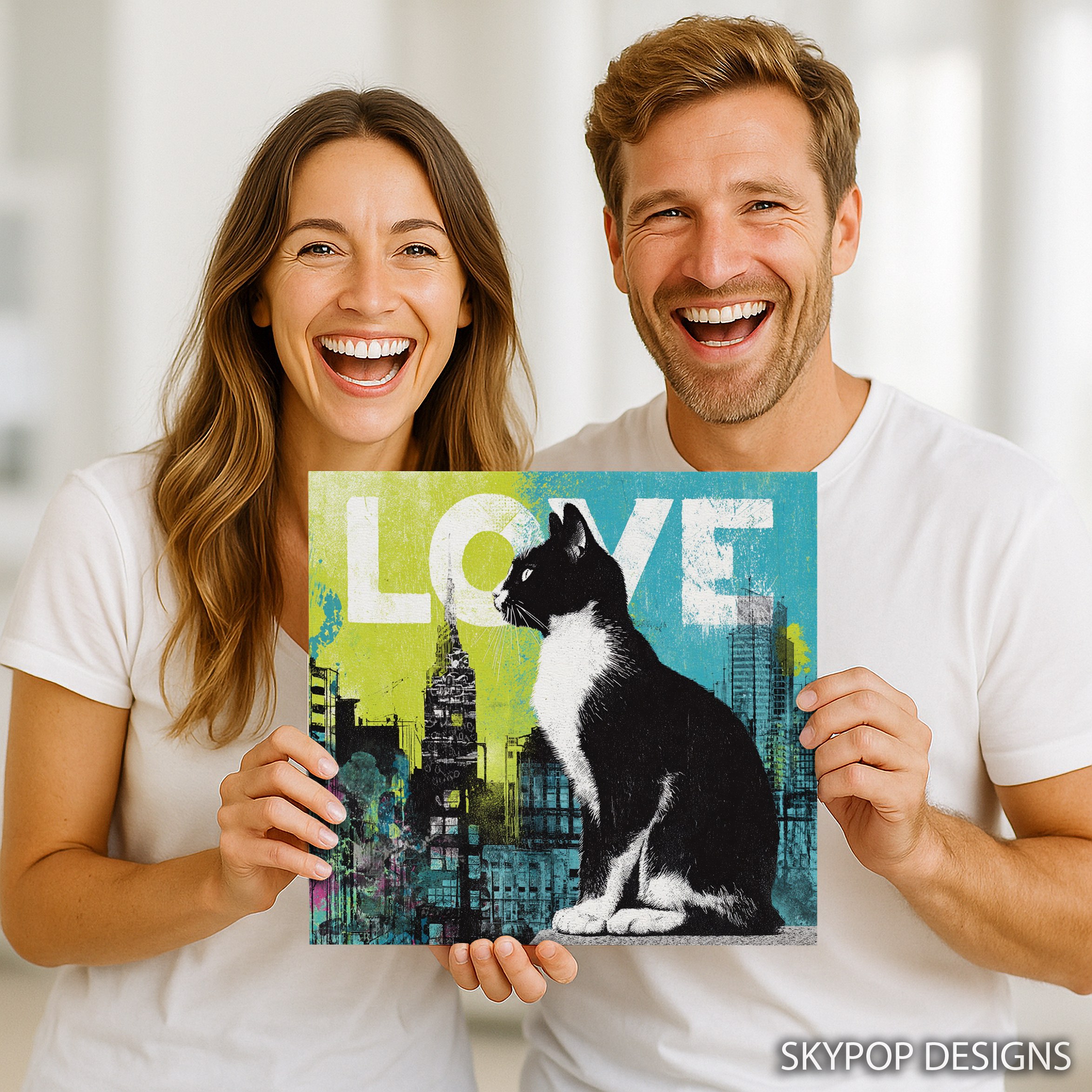 9.jpg Cat Love Art