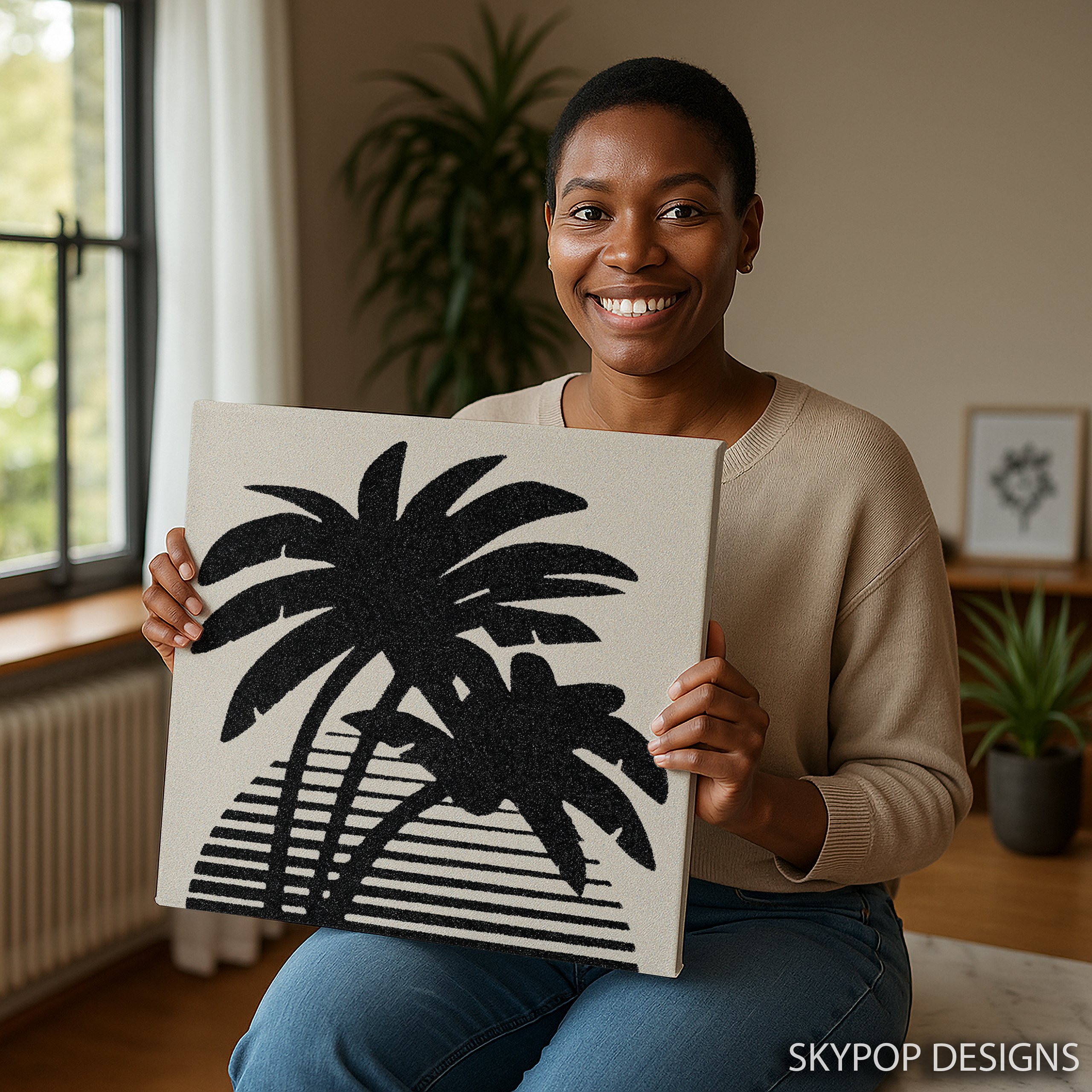 9.jpg Tropical Palm Silhouette Art