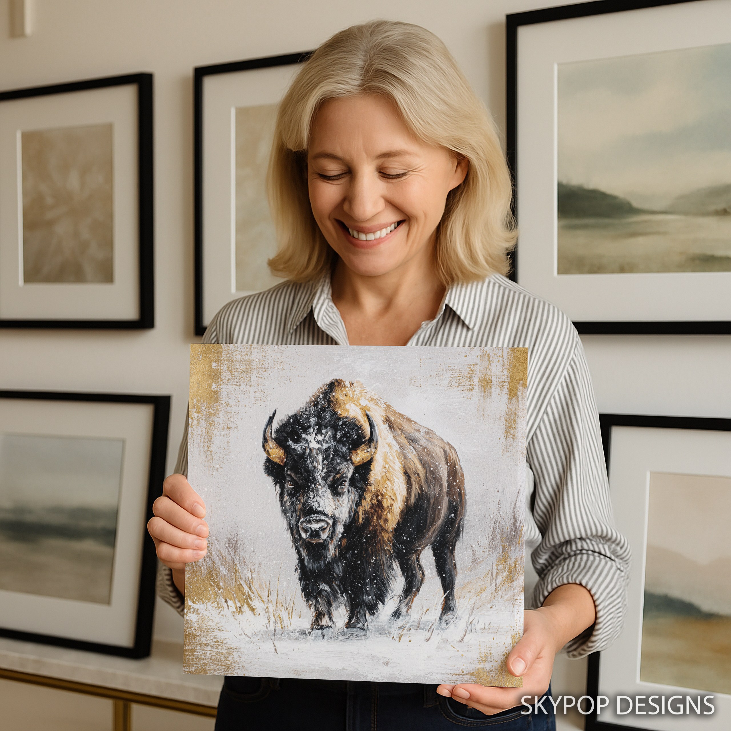 9.jpg Bison Art