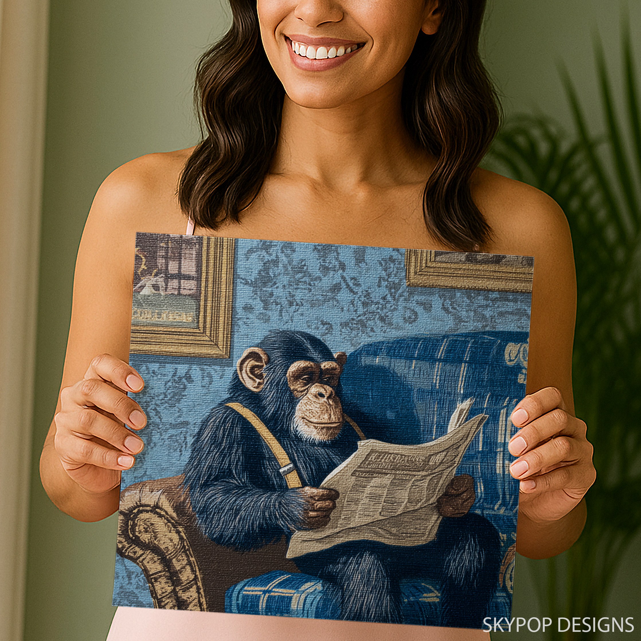 9.jpg Chimpanzee Art