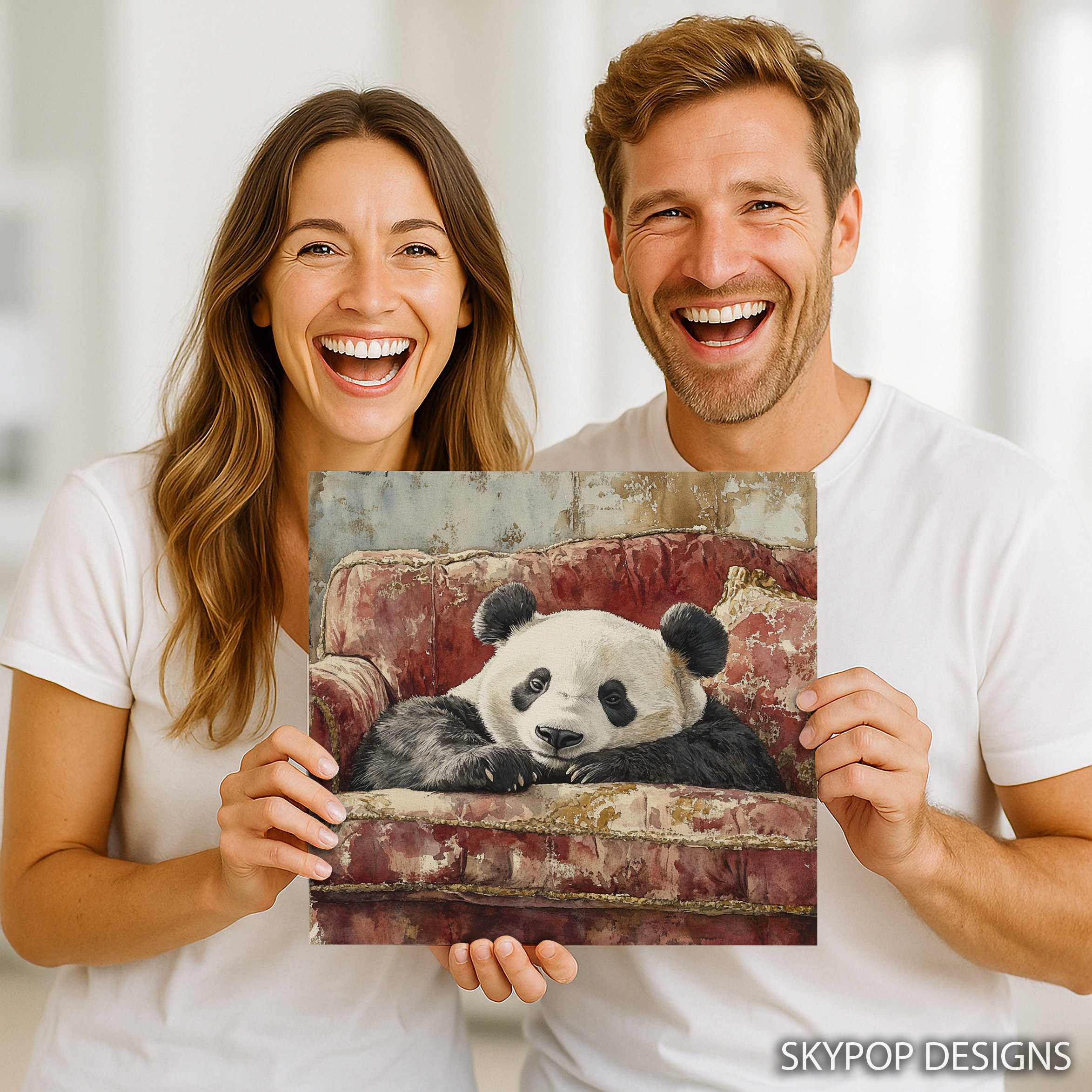 9.jpg Panda Couch Art