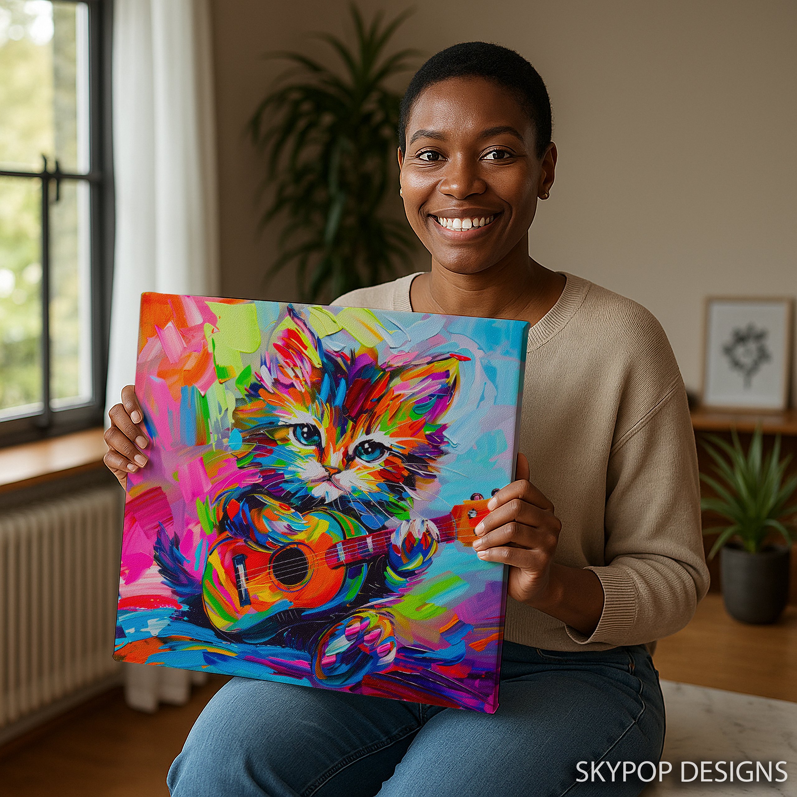 9.jpg Rainbow Cat Art