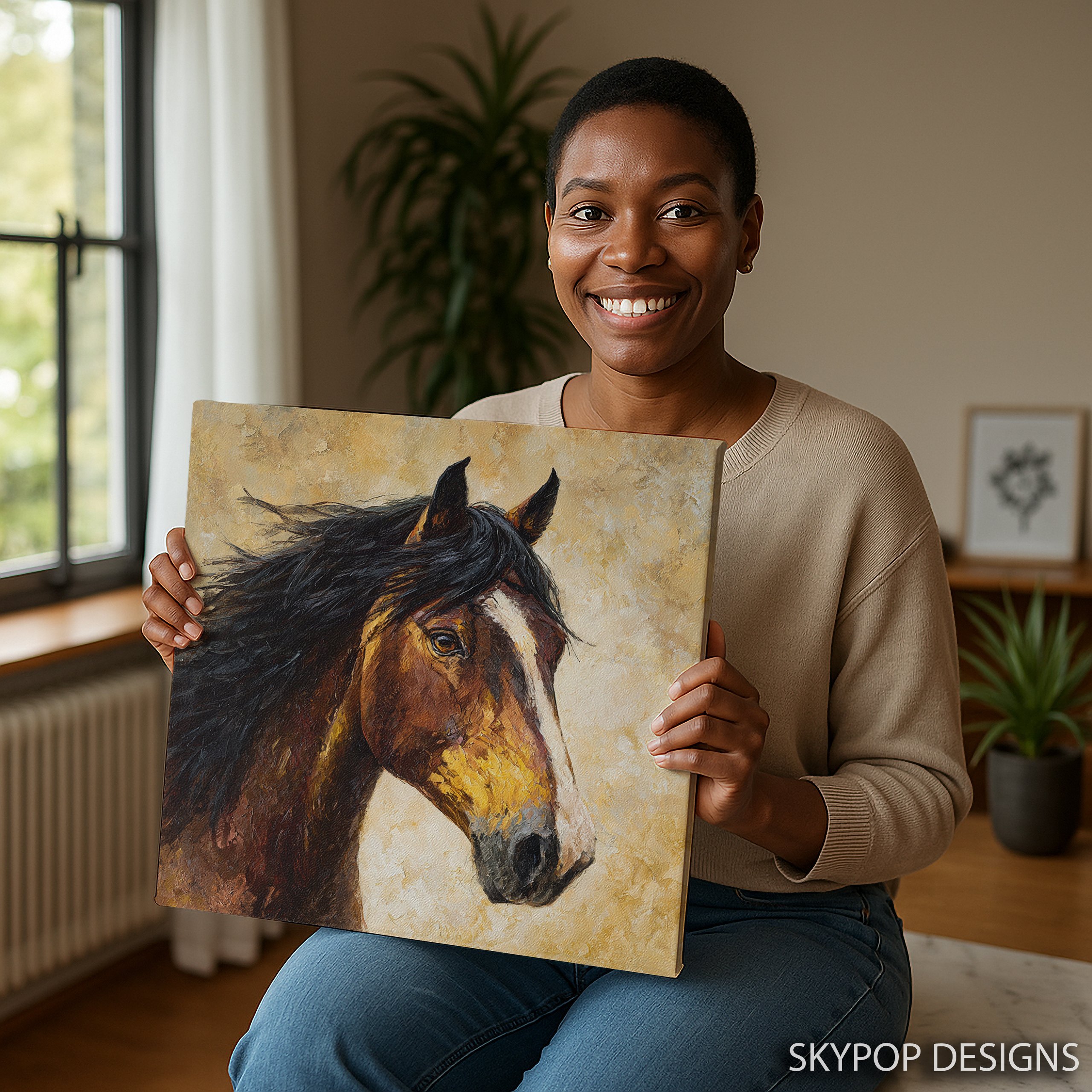 9.jpg Horse Portrait Art