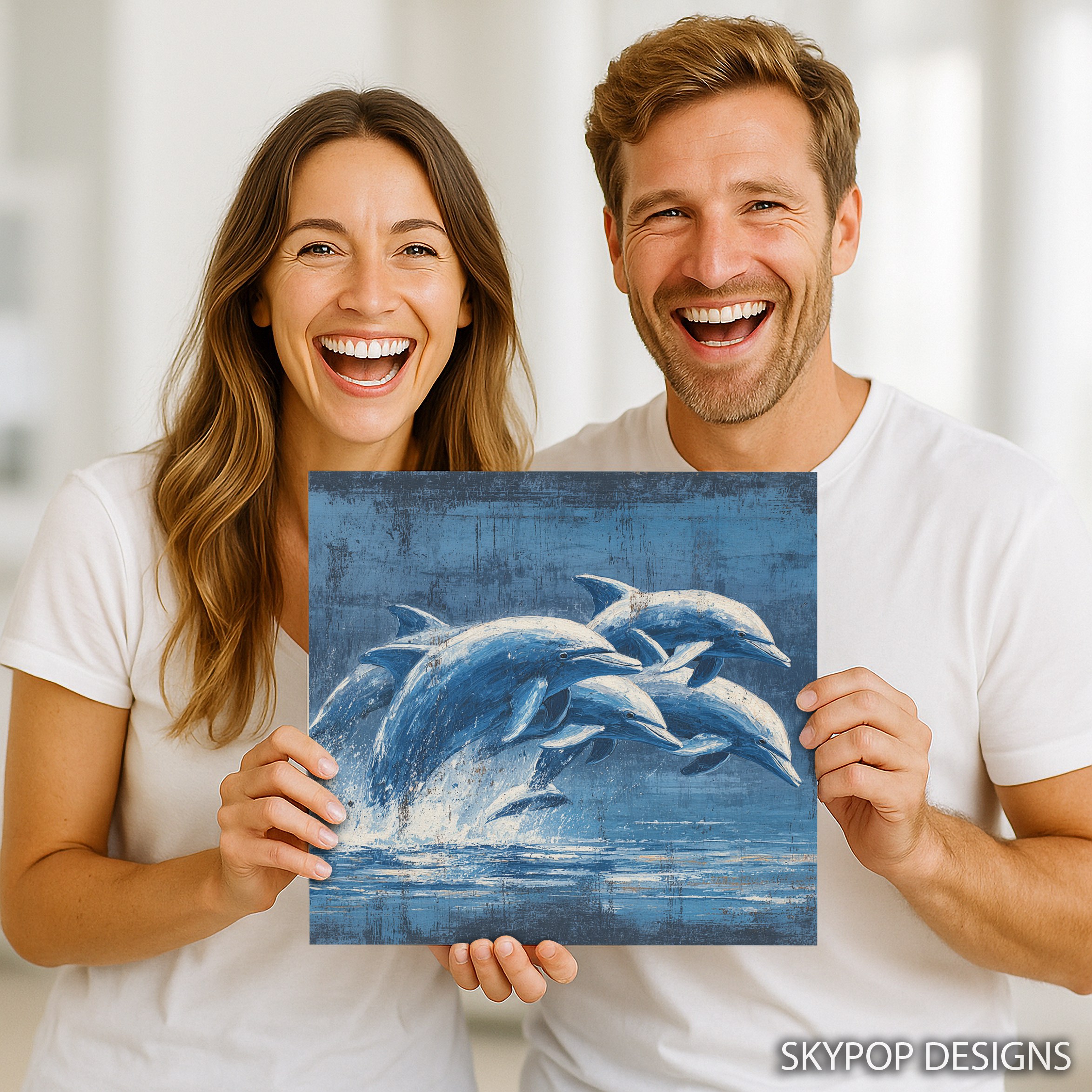 9.jpg Dolphin Leap Art