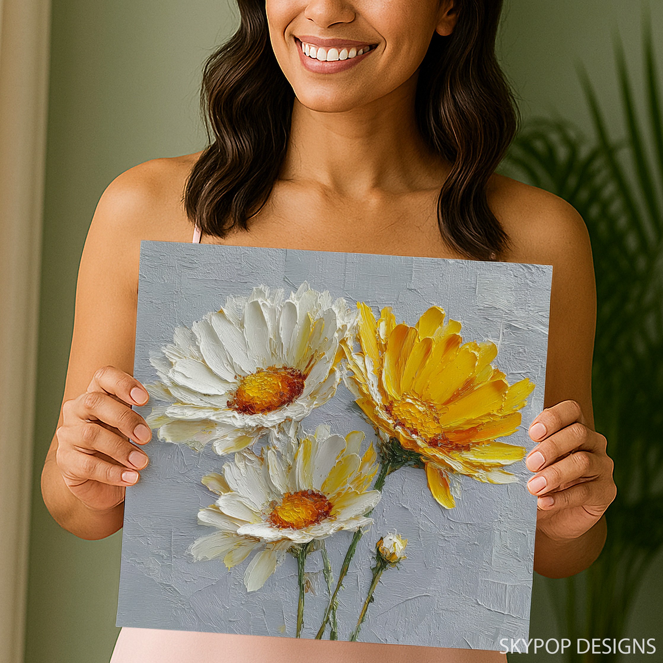 9.jpg Daisy and Sunflower Art