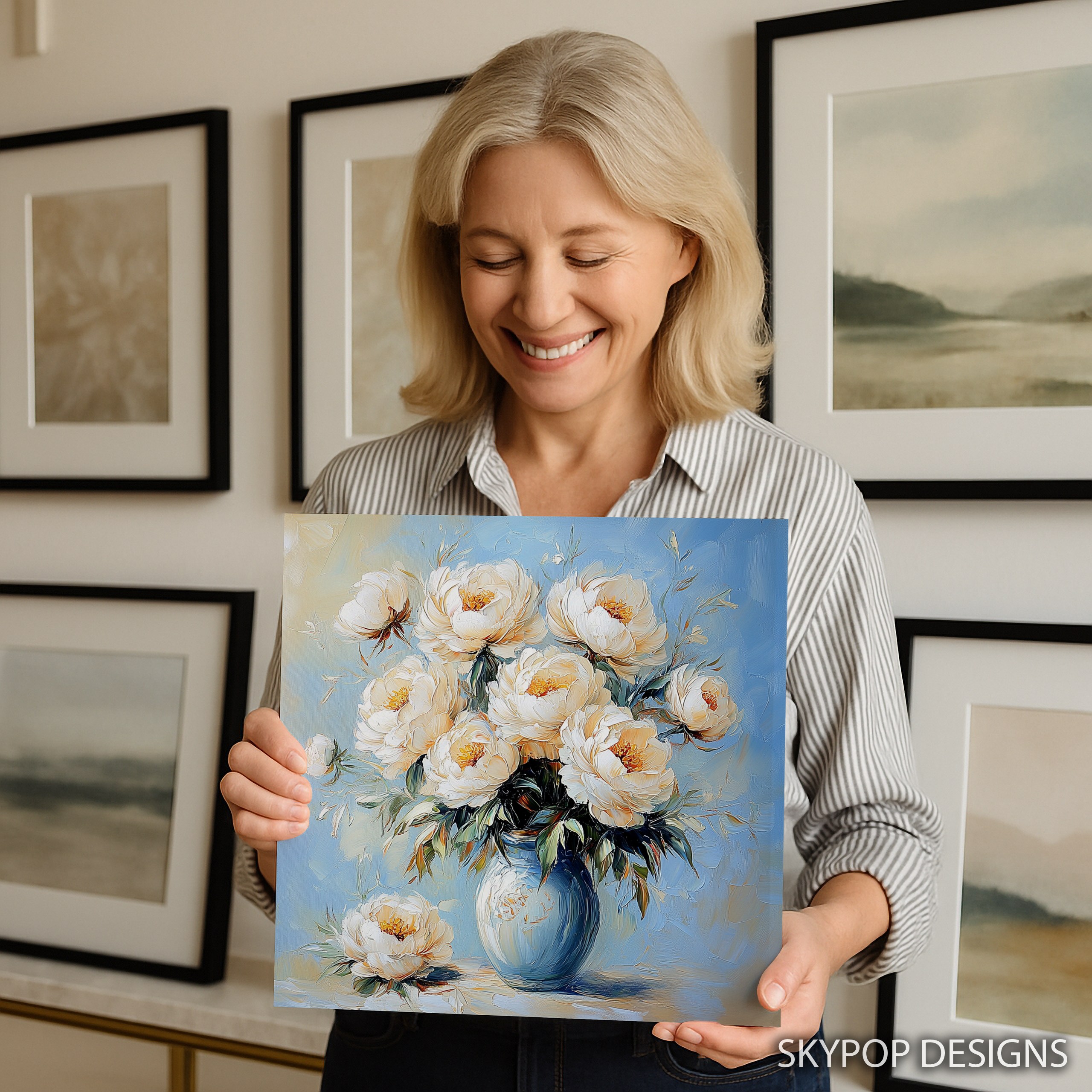 9.jpg Peony Bouquet Art