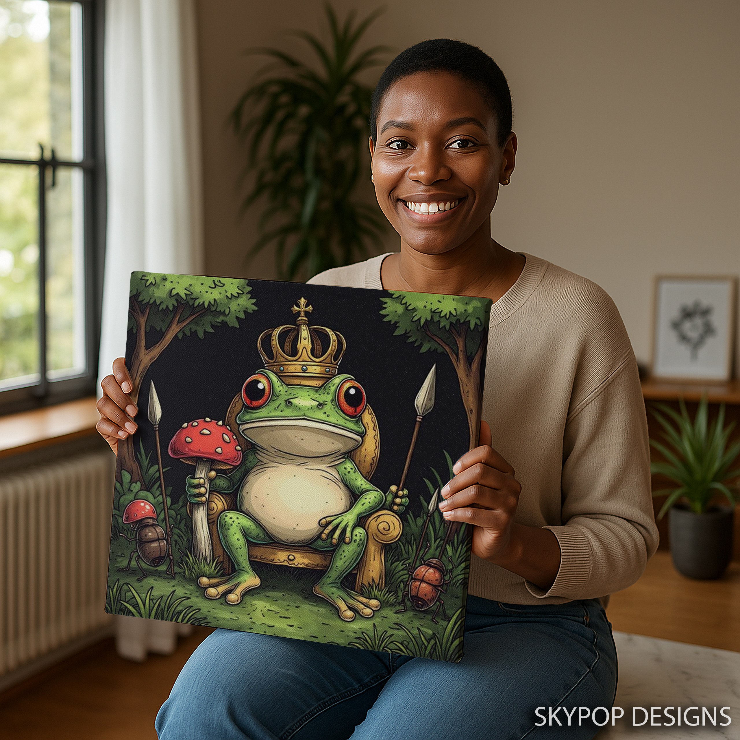 9.jpg Frog King Art