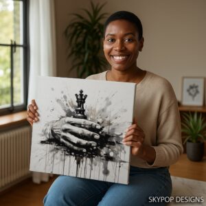 Chess King Art