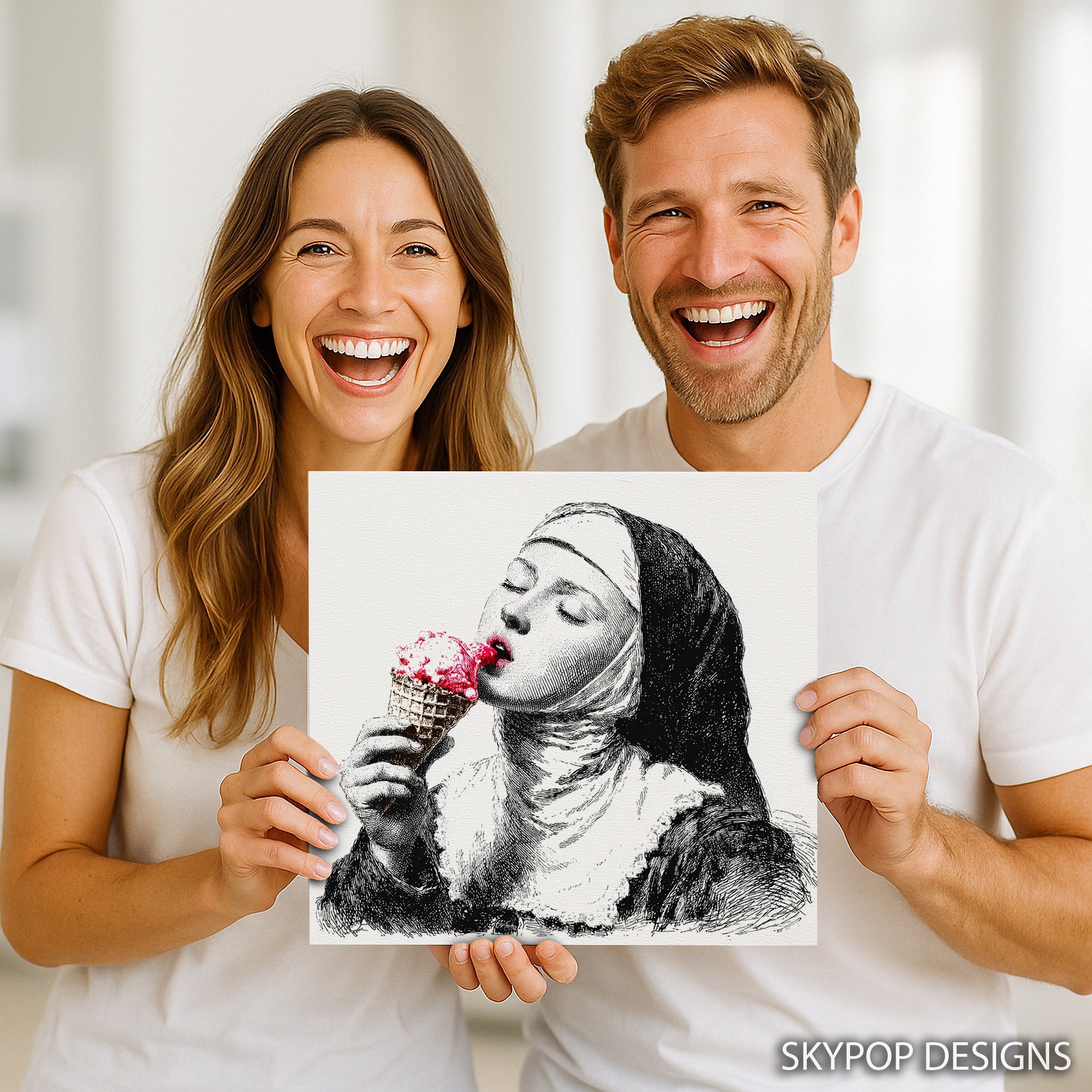 9.jpg Nun Ice Cream Art