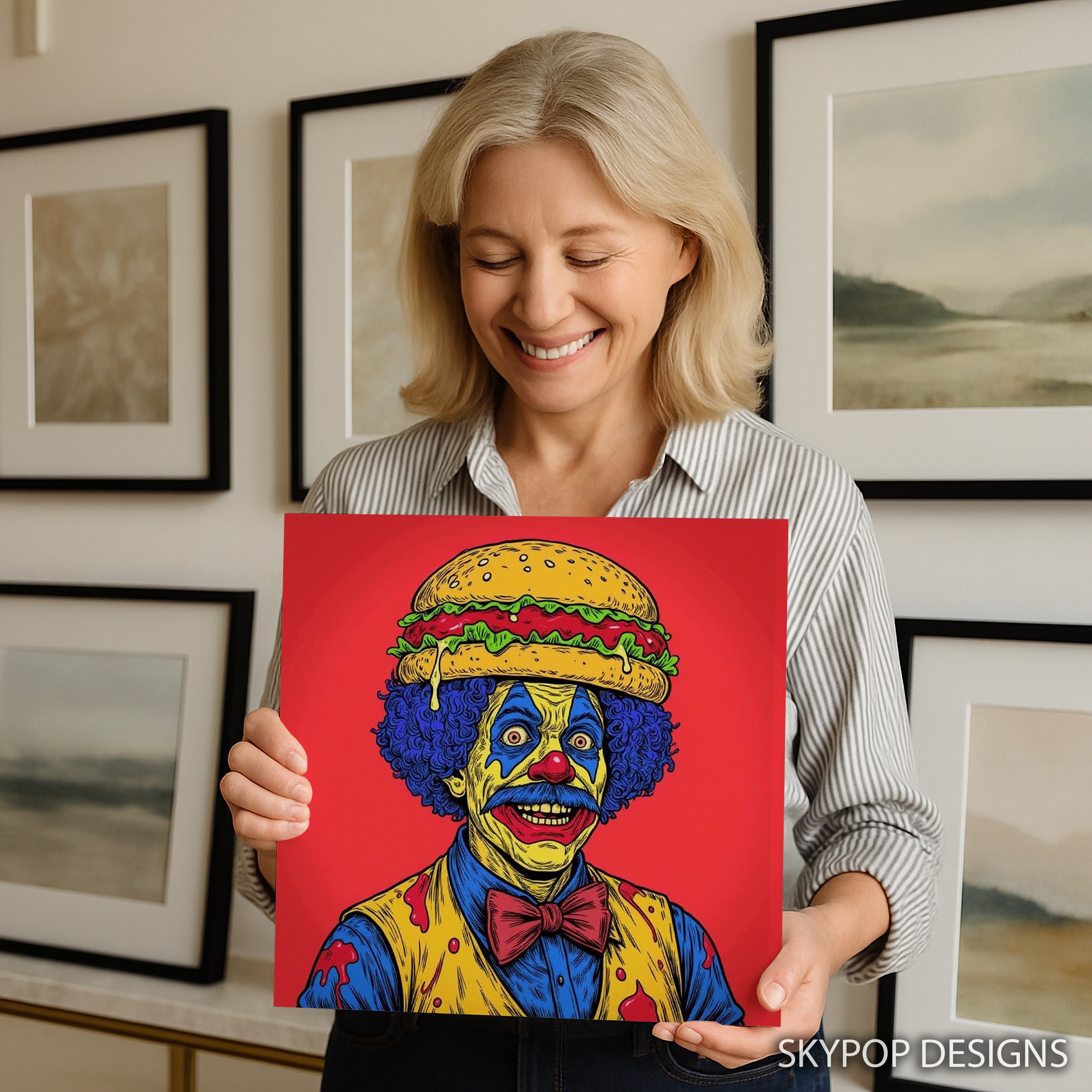9.jpg Fast Food Clown Art