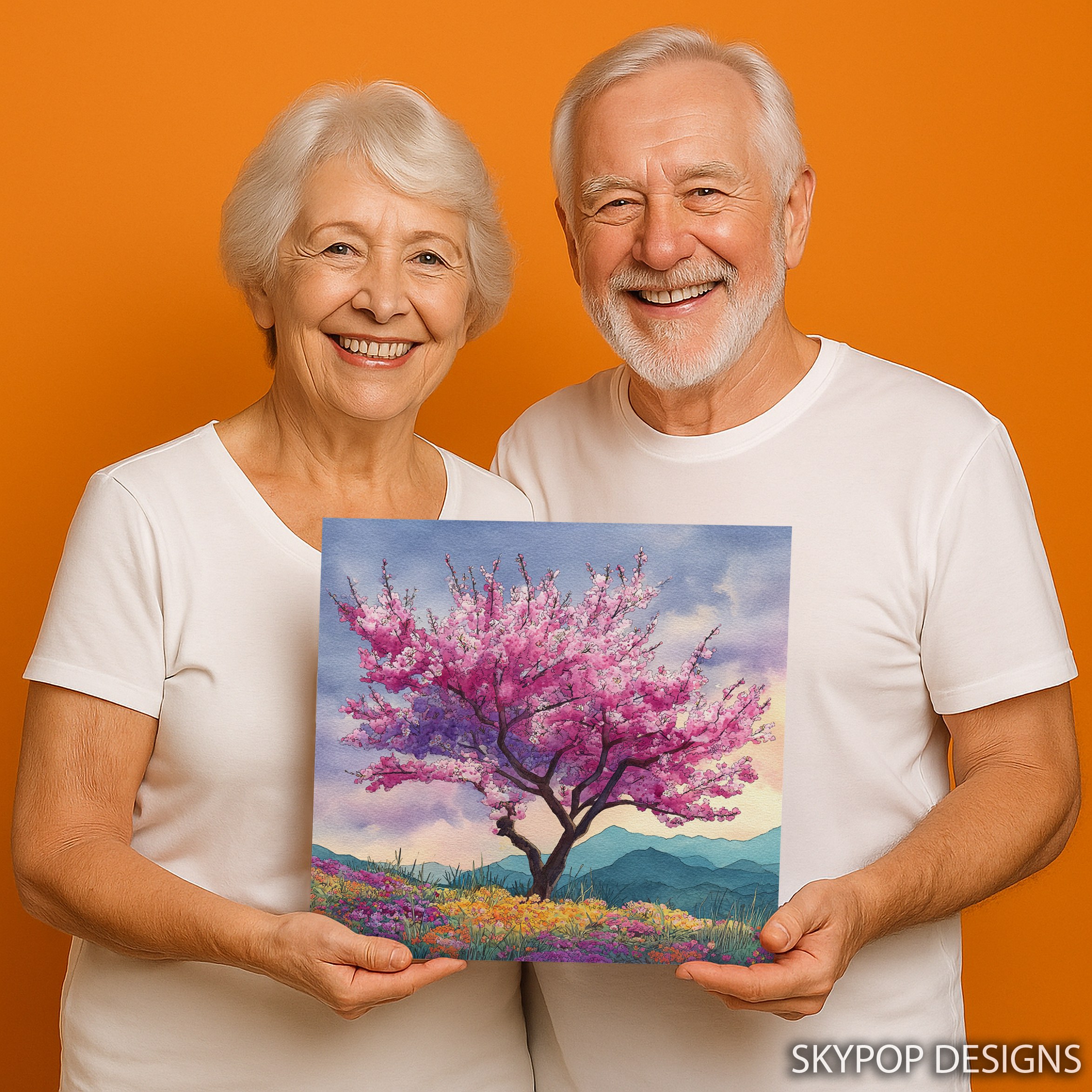 9.jpg Cherry Blossom Mountain Art