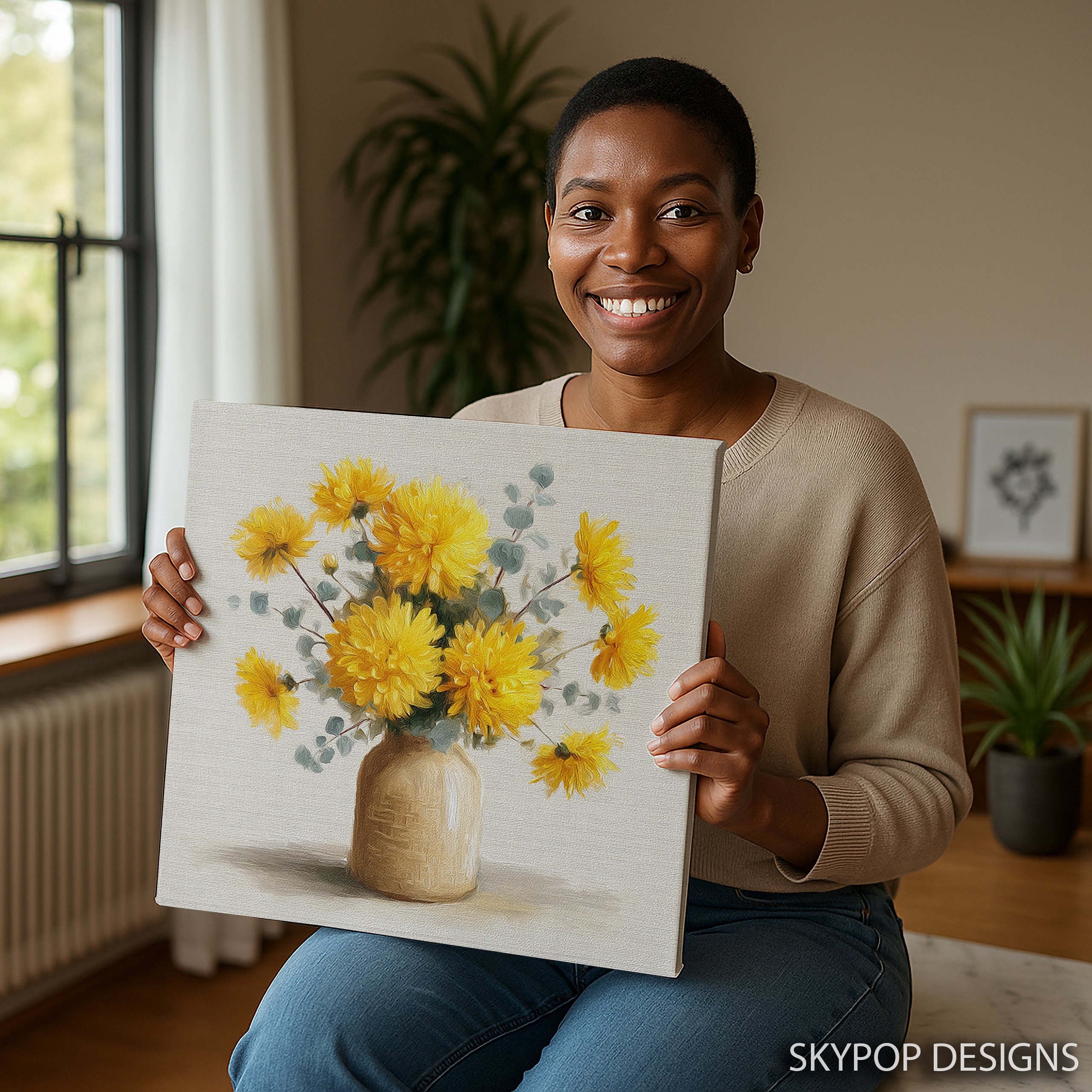 9.jpg Sunny Chrysanthemum Art