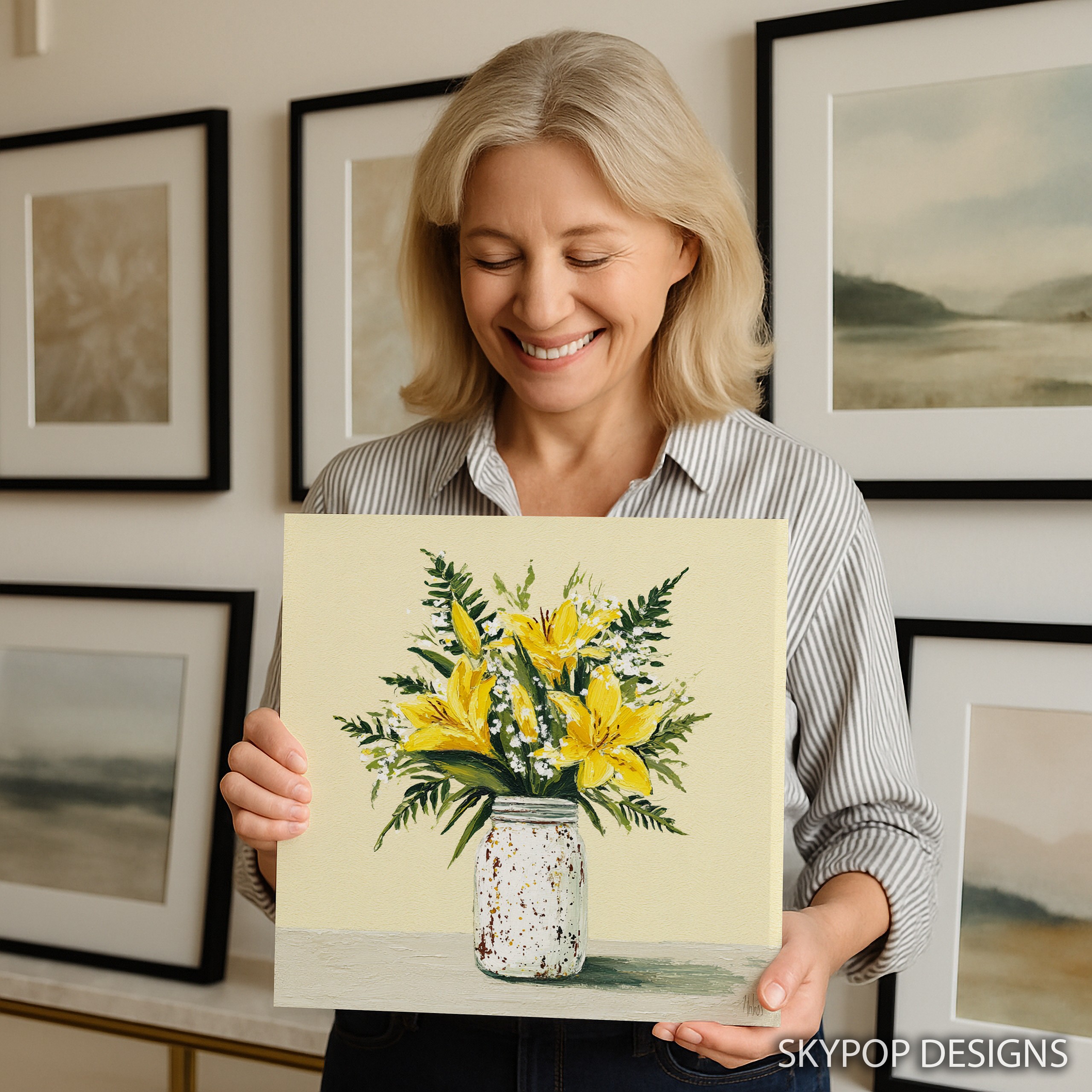 9.jpg Yellow Lily Art