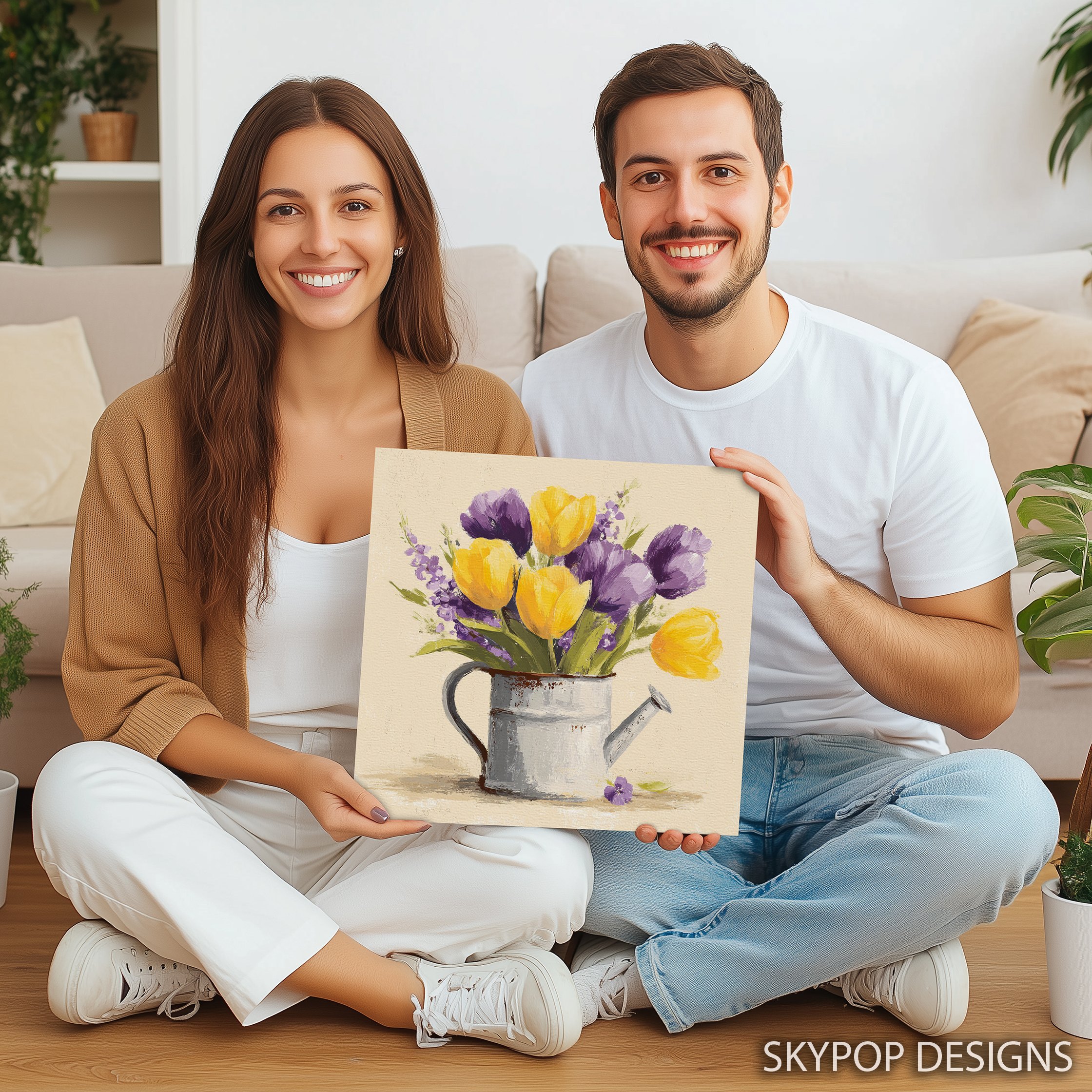9.jpg Rustic Tulip Bouquet Art