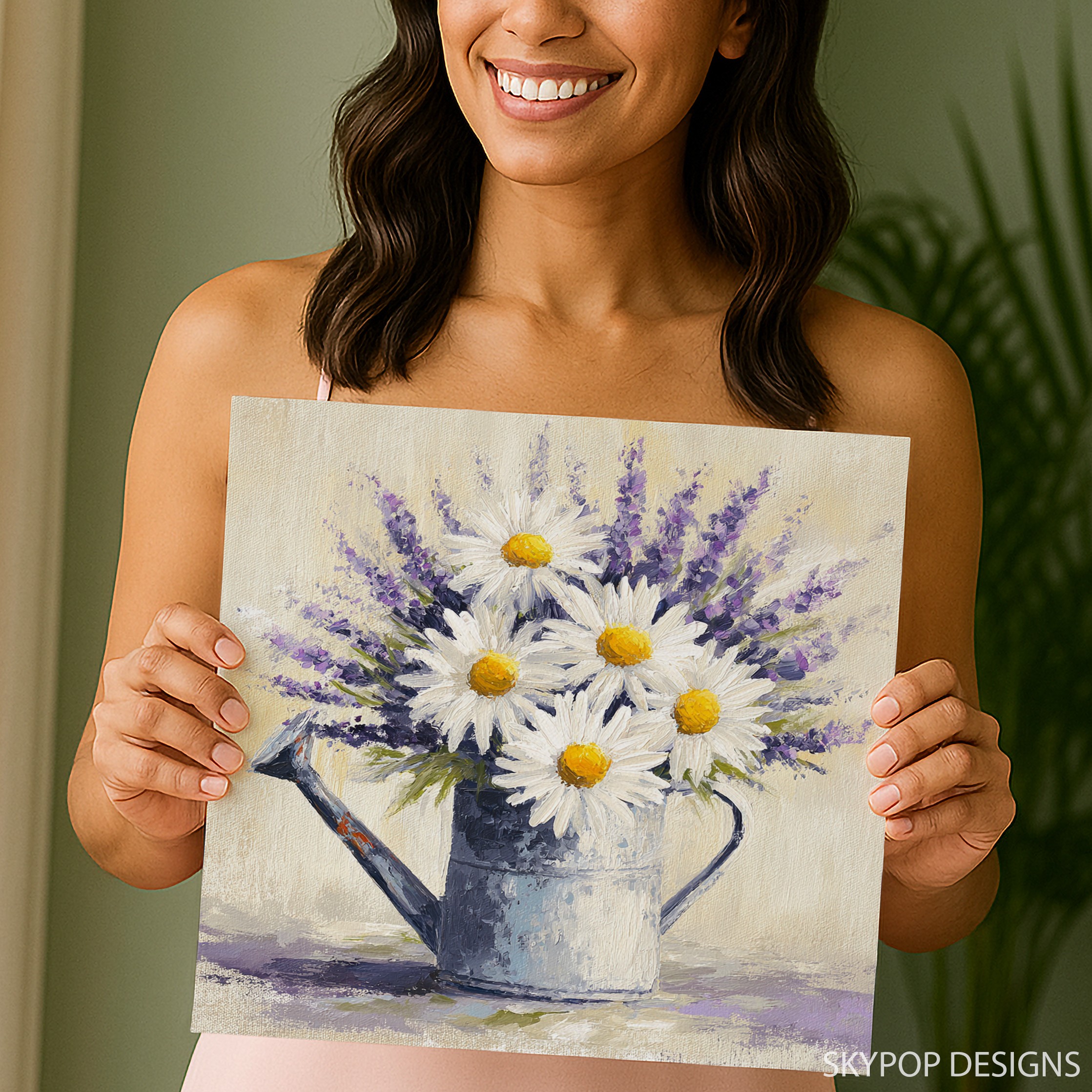 9.jpg Daisy and Lavender Art