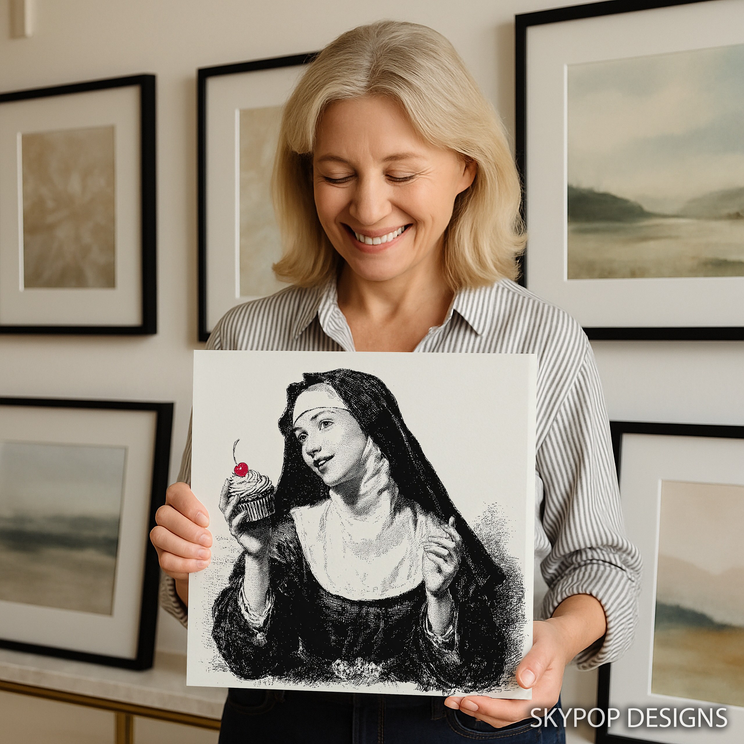 9.jpg Nun with Cupcake Art