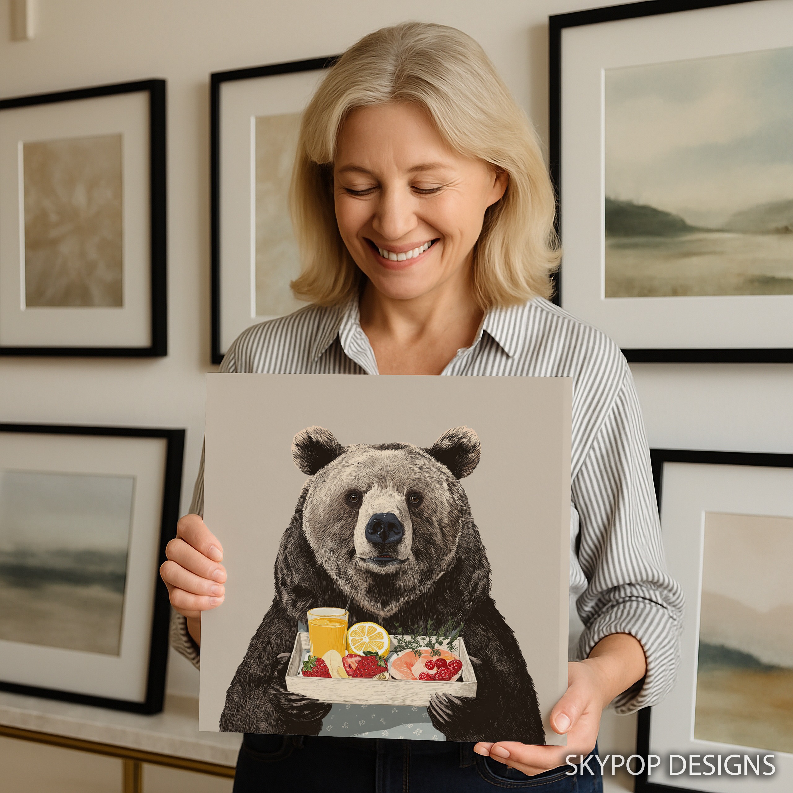 9.jpg Bear Breakfast Art