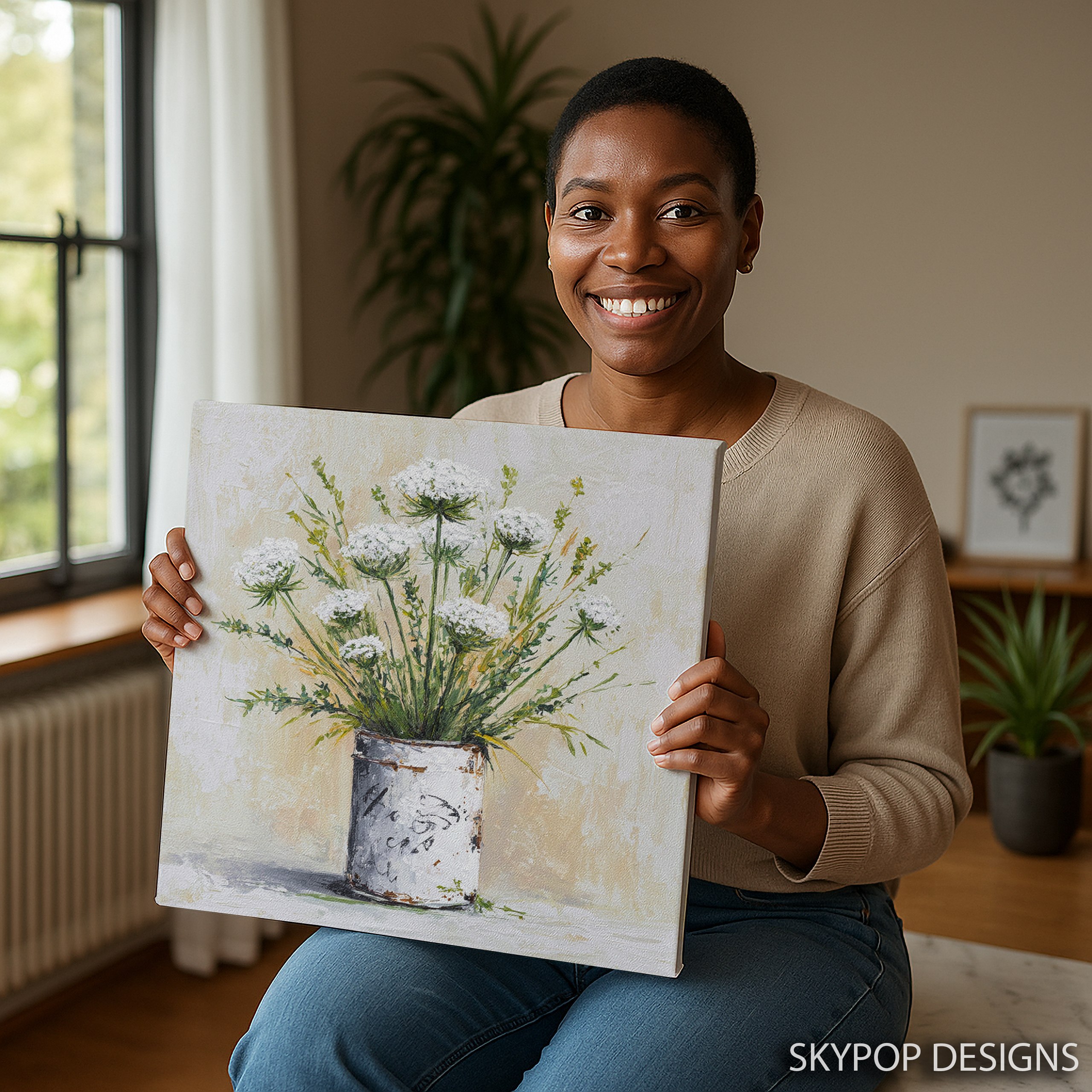 9.jpg Queen Anne's Lace Bouquet Art