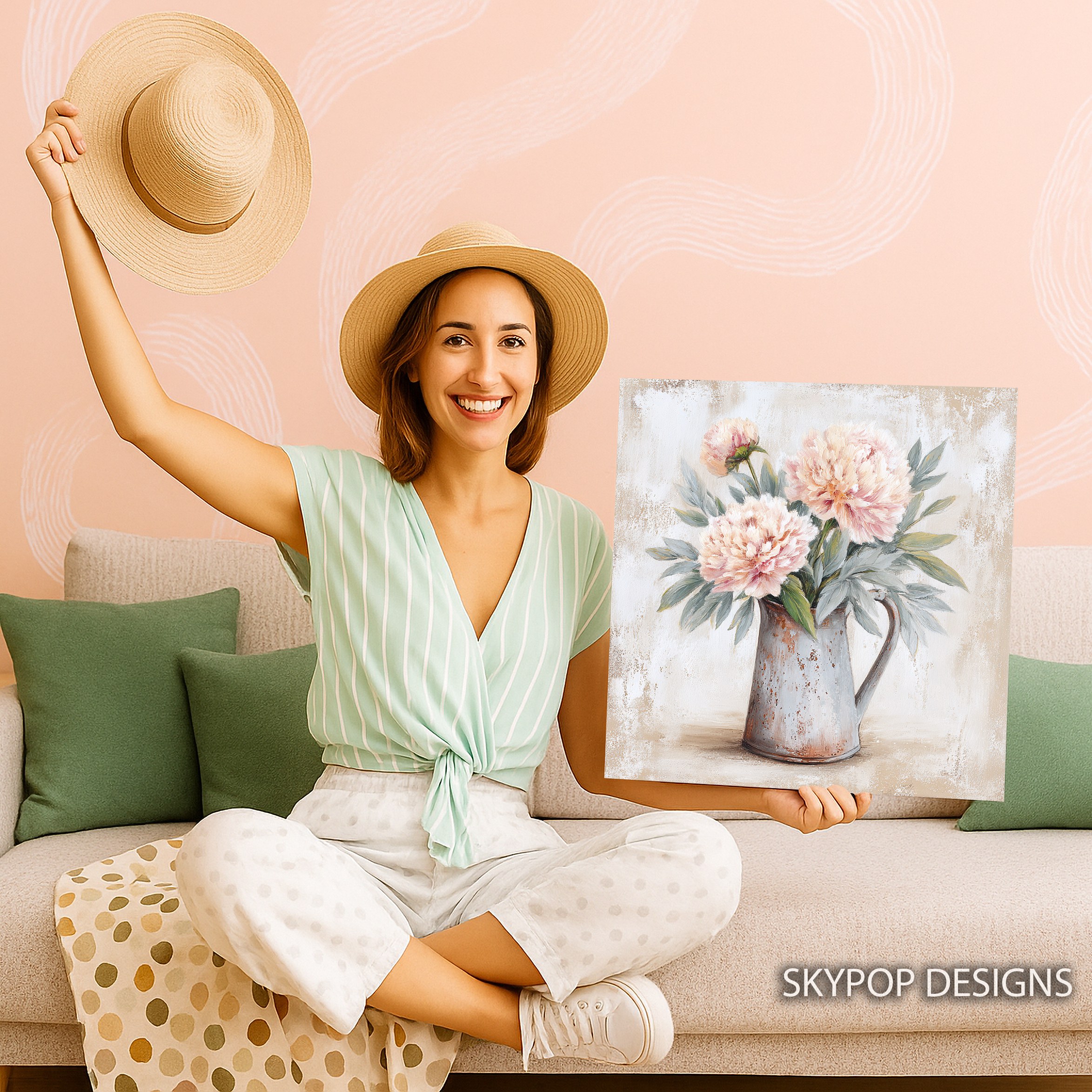 9.jpg Peony Pitcher Art
