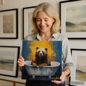 Bear Bathtub Art