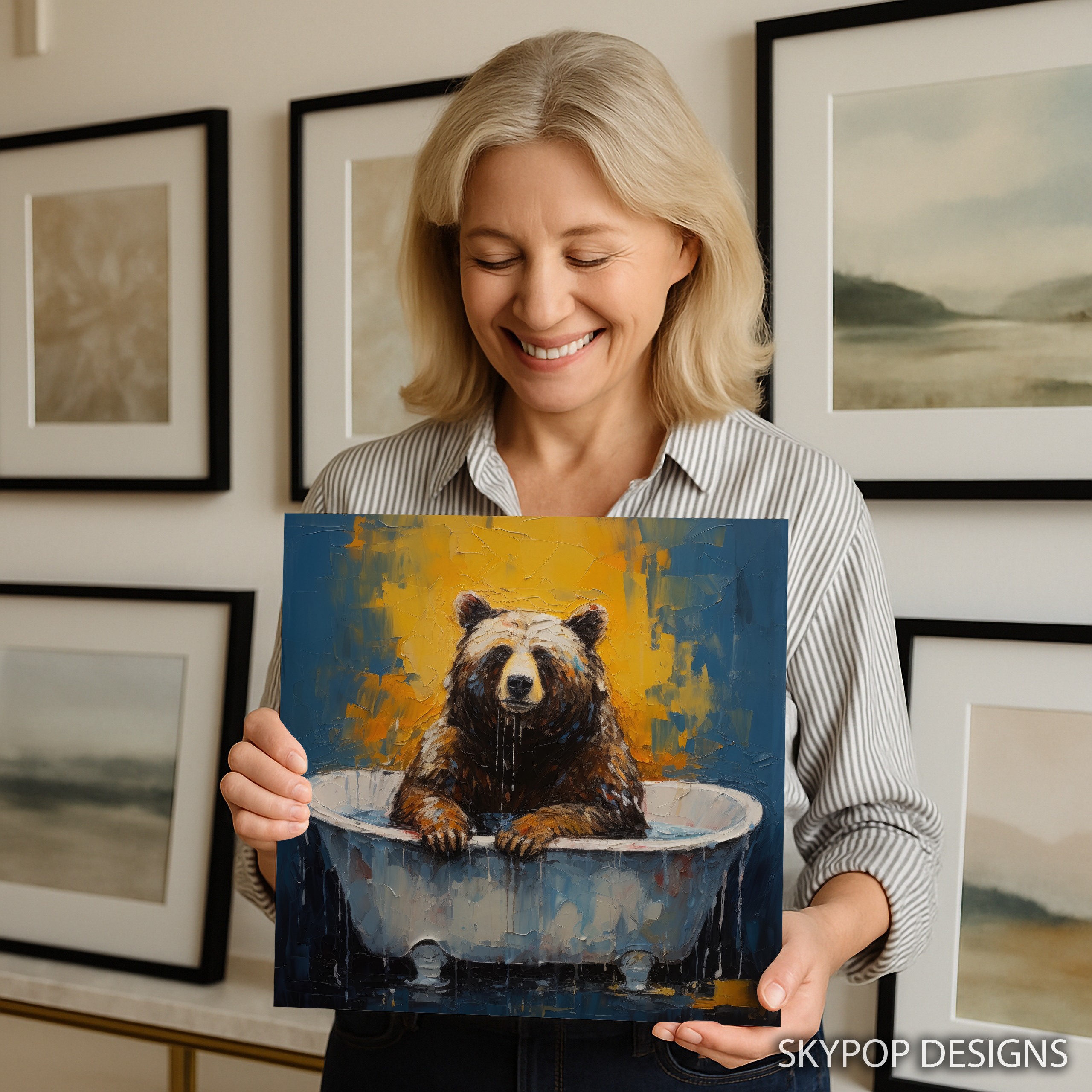 9.jpg Bear Bathtub Art