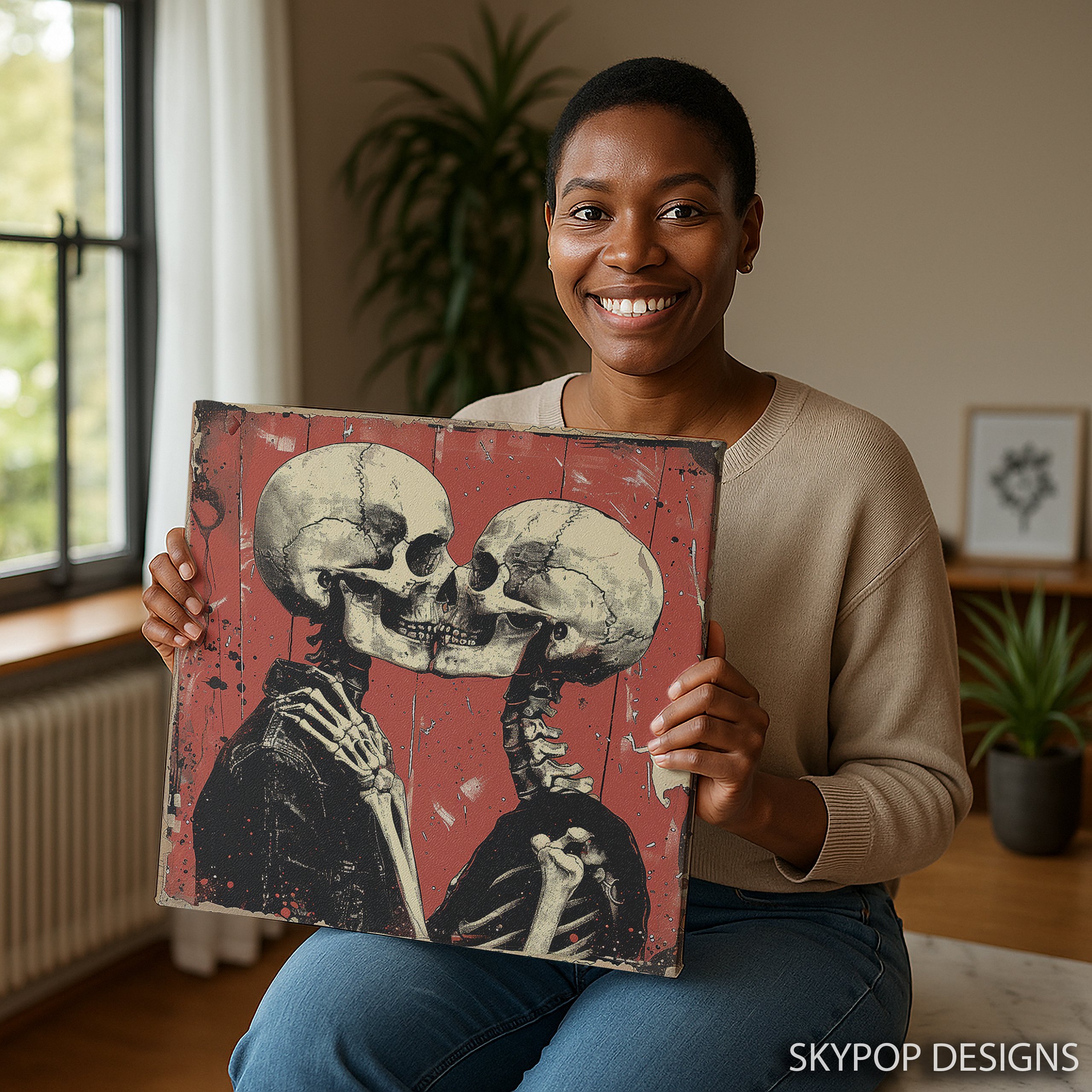 9.jpg Eternal Kiss Skeleton Art